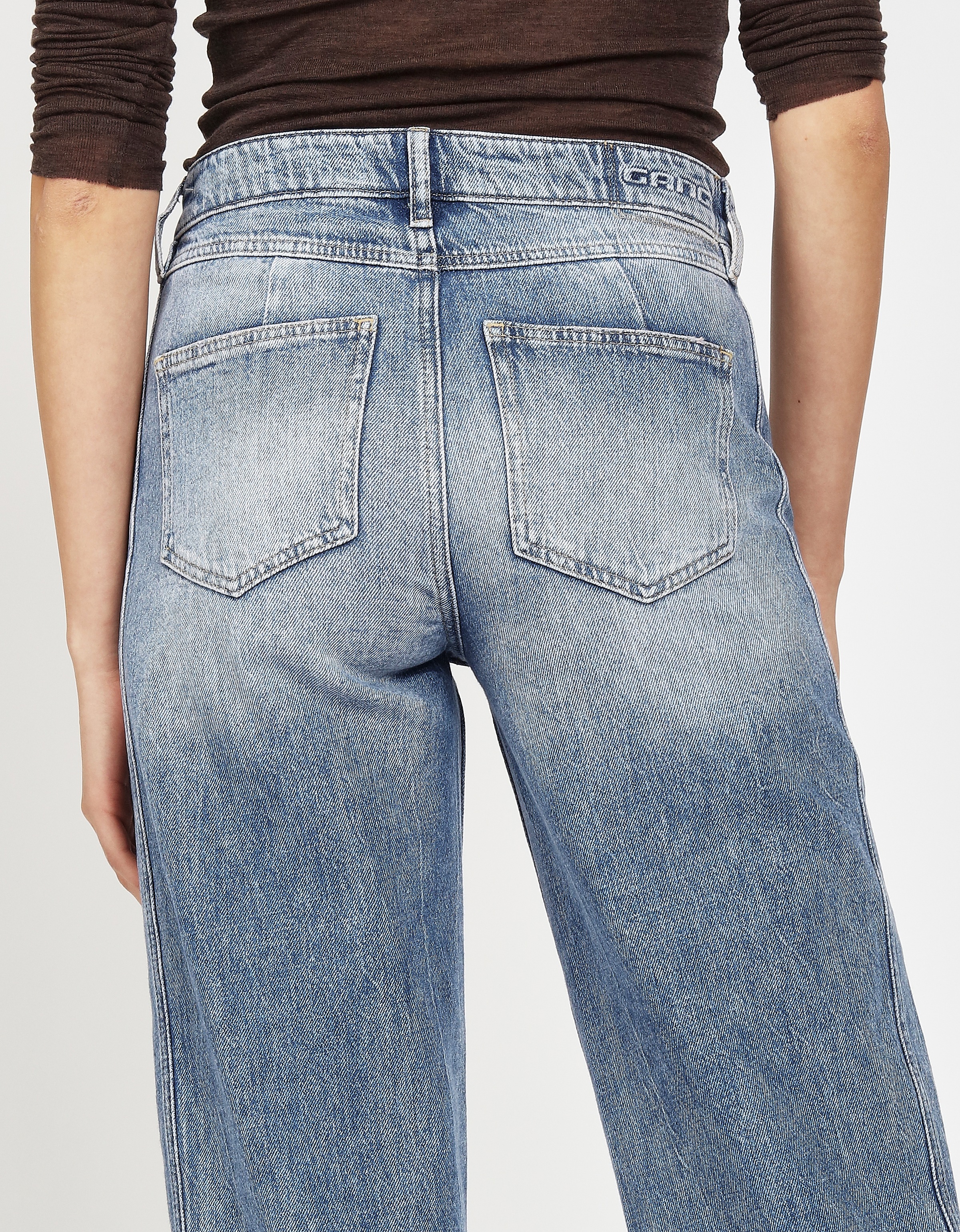 GANG Straight-Jeans »94BLAKE STRAIGHT«, mit eingesetztem Seitenstreifen, High Rise