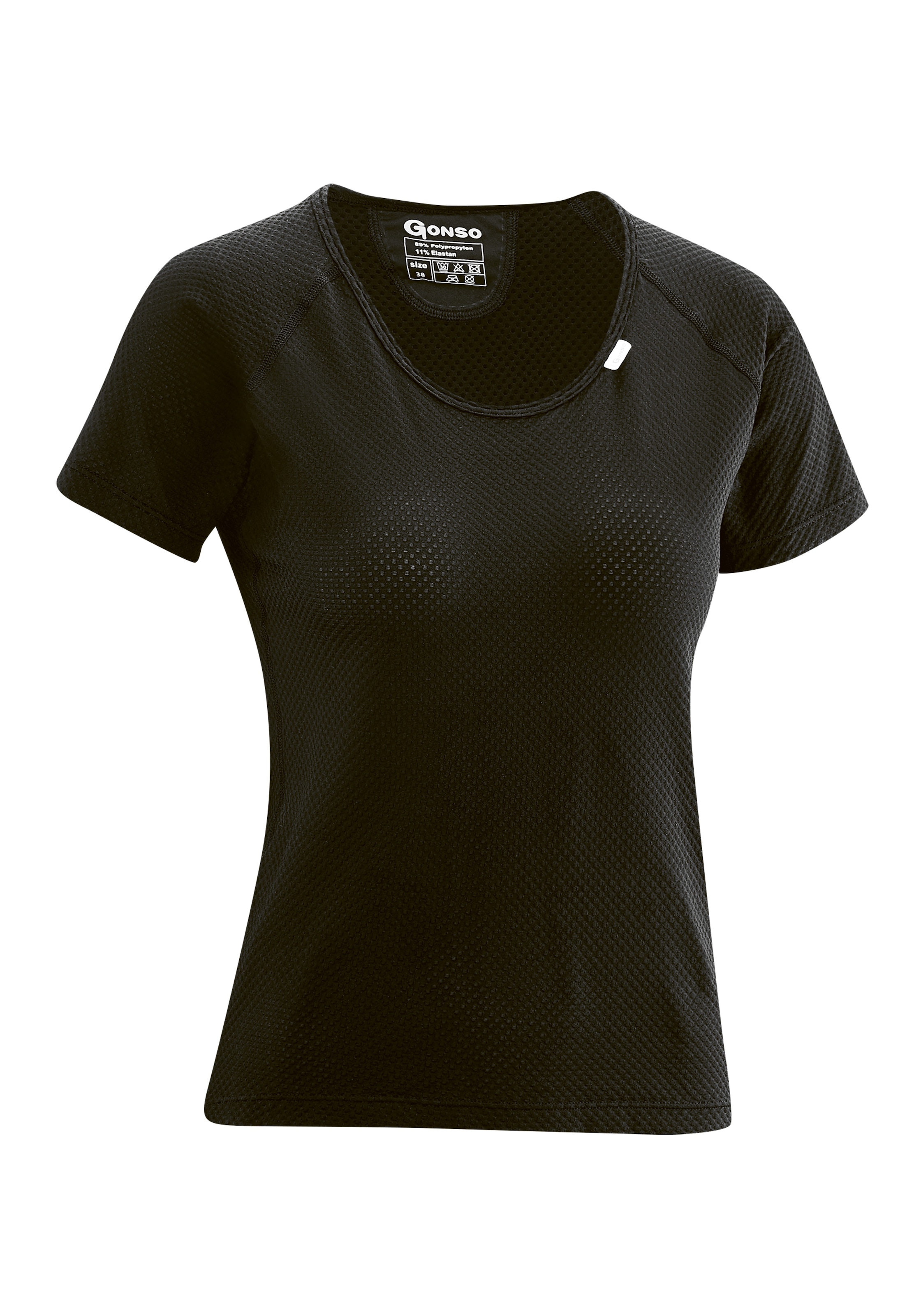 Gonso Funktionsshirt »Base Shirt W«, Damen Fahrrad-Unterhemd, elastisch und atmungsaktiv, Rundhals Radshirt