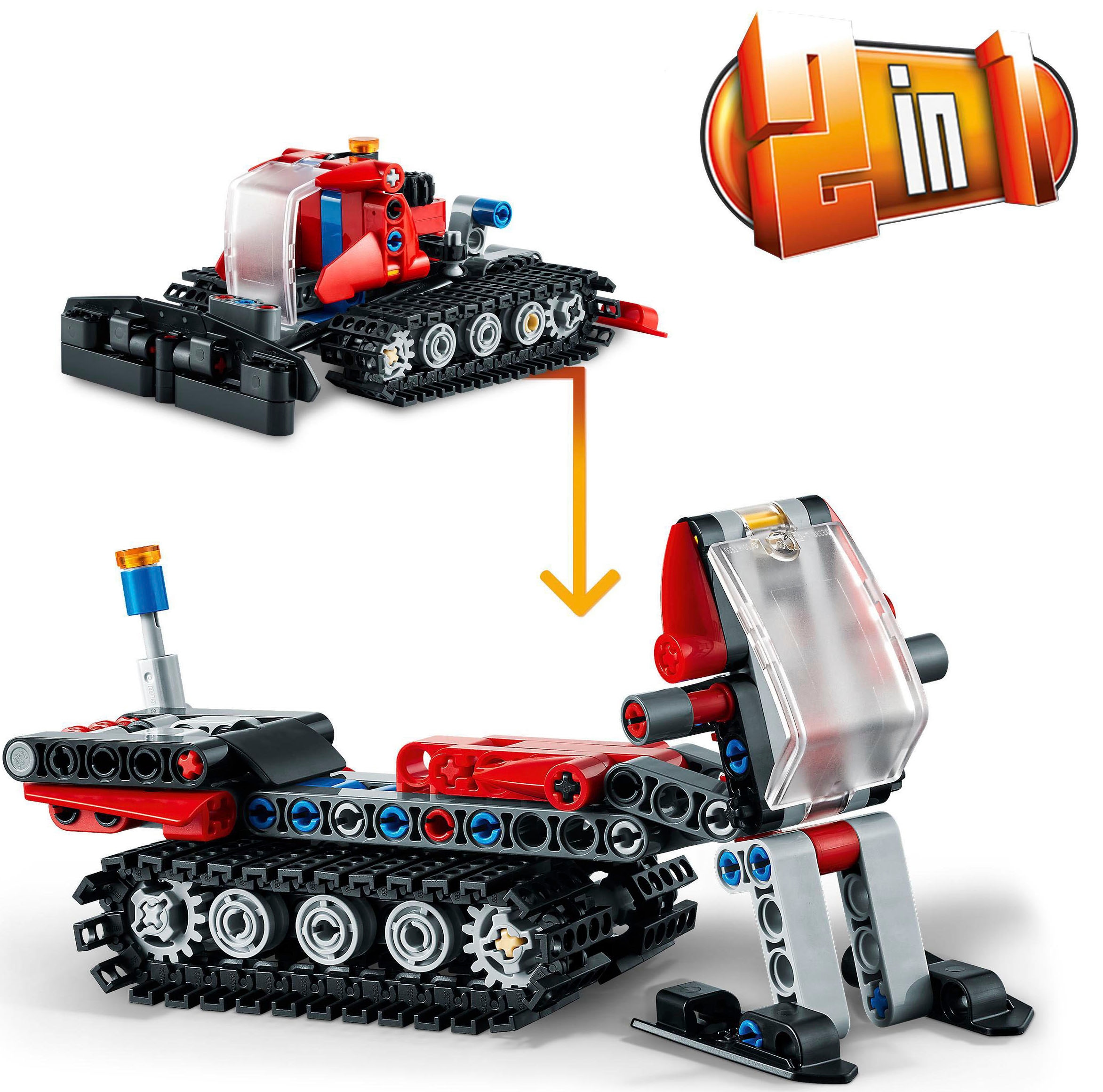 LEGO® Konstruktionsspielsteine »Pistenraupe (42148), LEGO® Technic«, (178 St.), Made in Europe