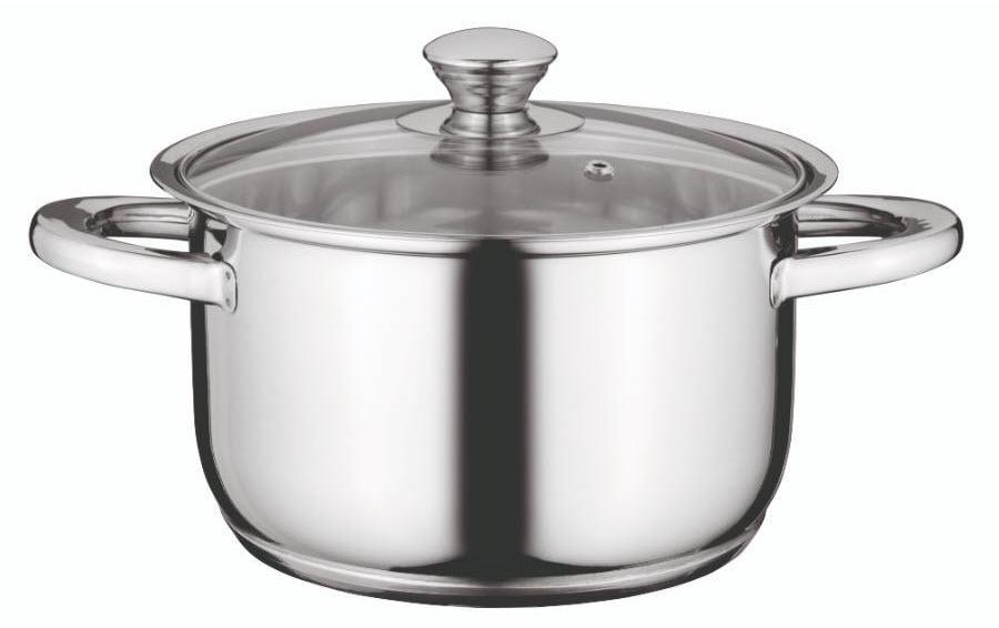 BergHOFF Kochtopf »Kochtopf-Set Gourmet 6-teilig«, Edelstahl