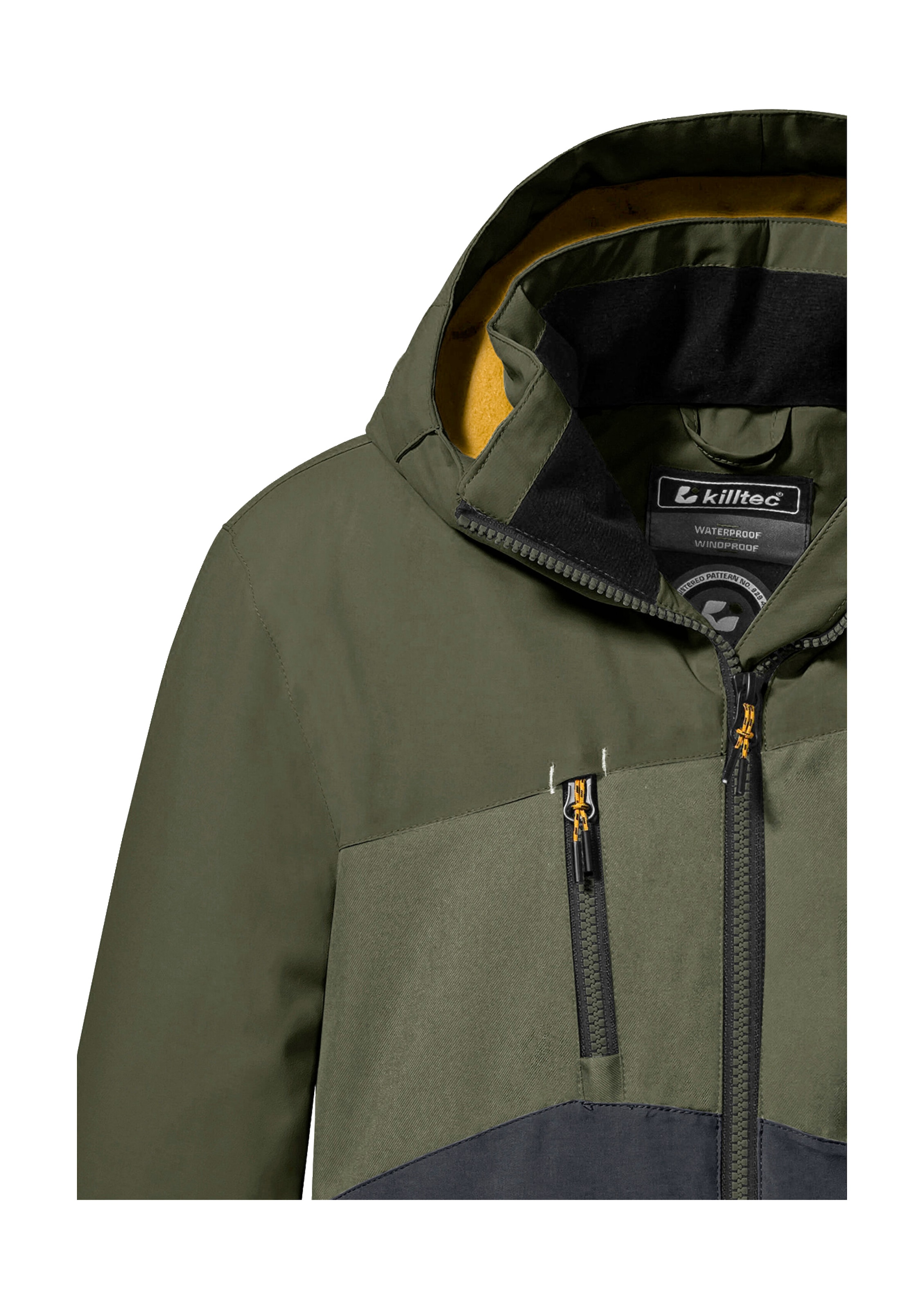 Killtec Outdoorjacke »KOW 204 BYS JCKT«, Wasserdichte, atmungsaktive Winterjacke mit verstellbarer Kapuze