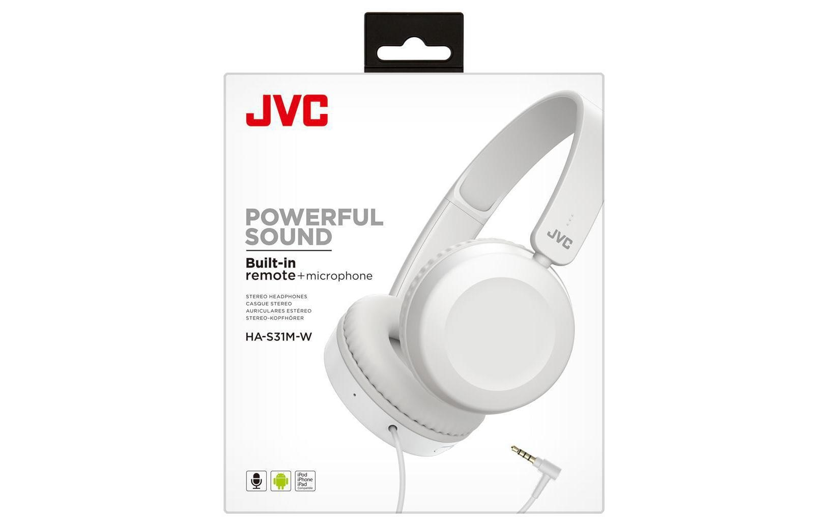 JVC On-Ear-Kopfhörer »HA-S31M Weiss«