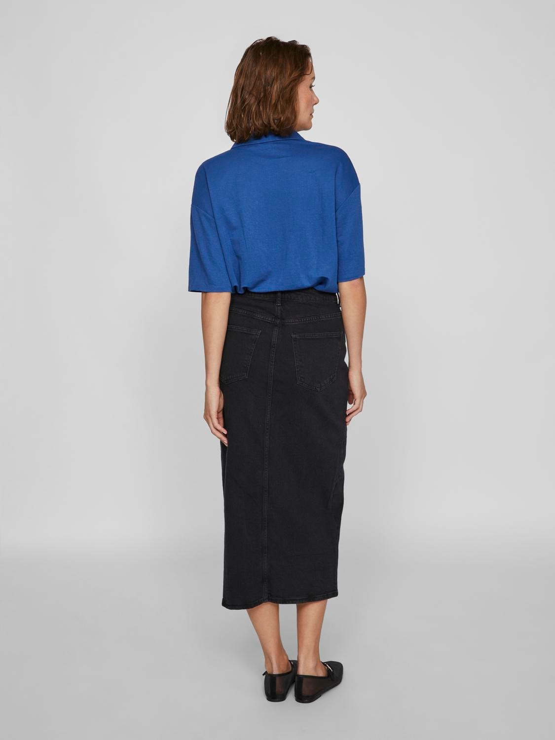 Vila Jeansrock »VIJAF HW MIDI DENIM SKIRT-NOOS«