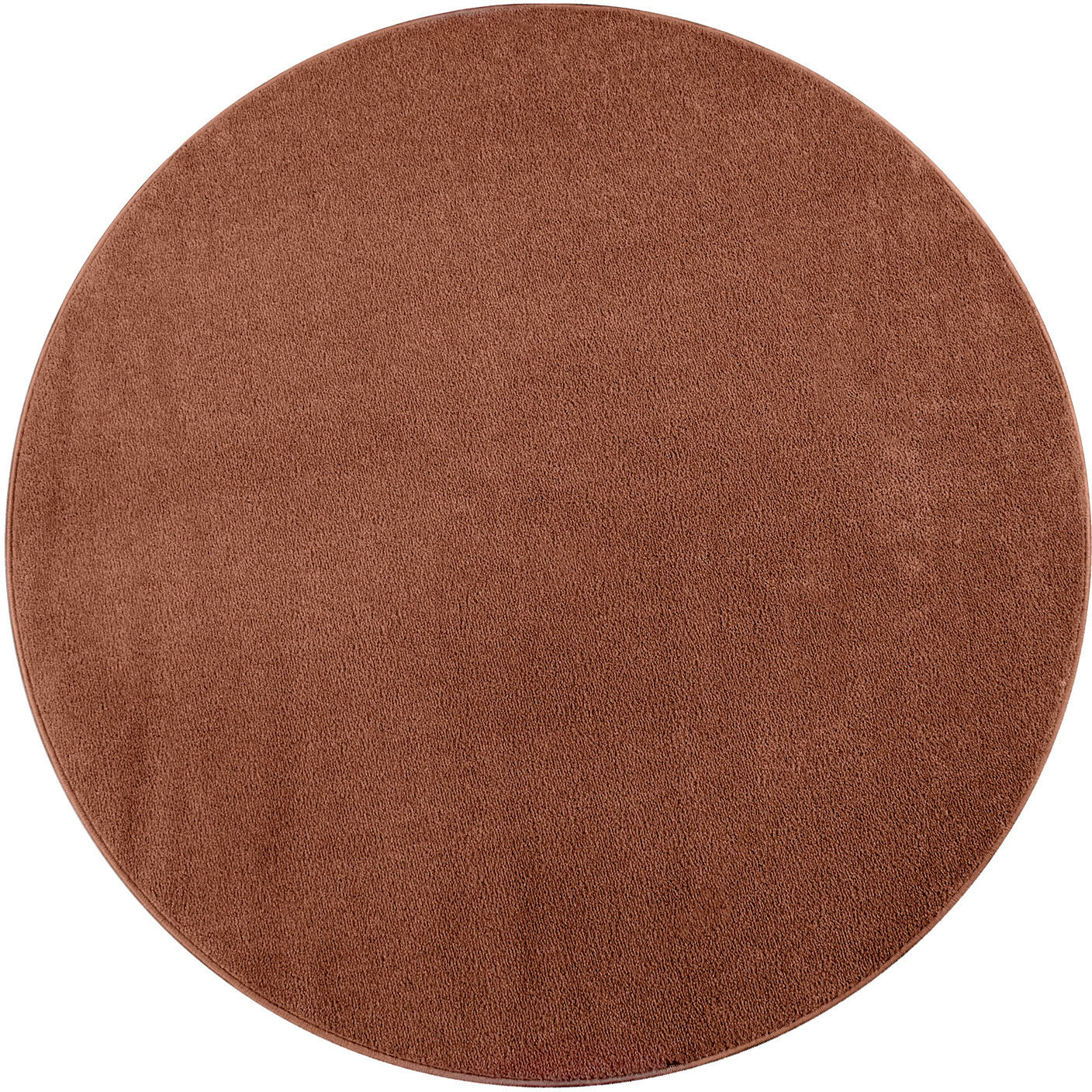 Teppich »Porto 890«, rund, Kurzflor, Uni-Farben, ideal im Wohnzimmer & Schlafzimmer
