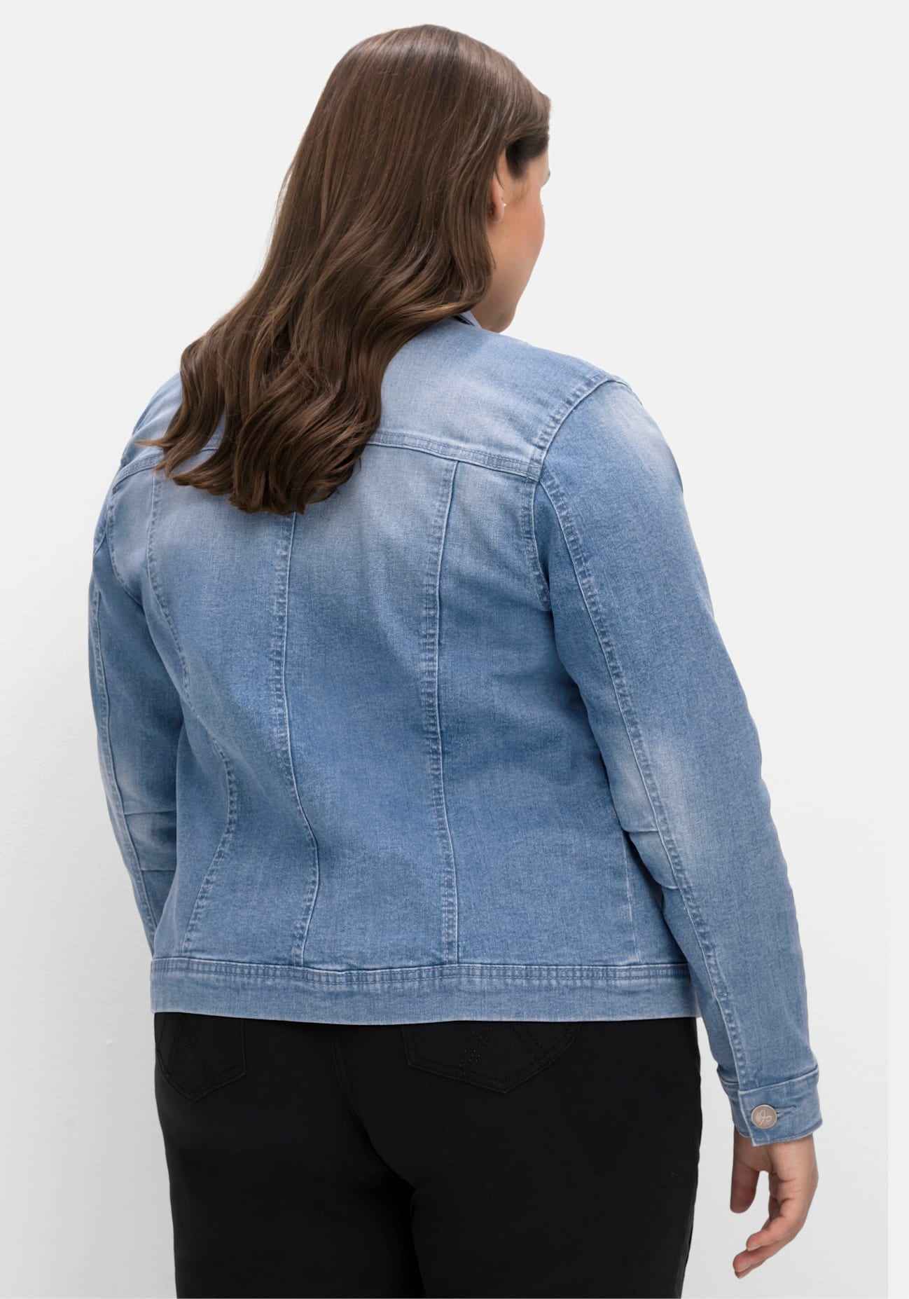 Sheego Jeansjacke, ohne Kapuze