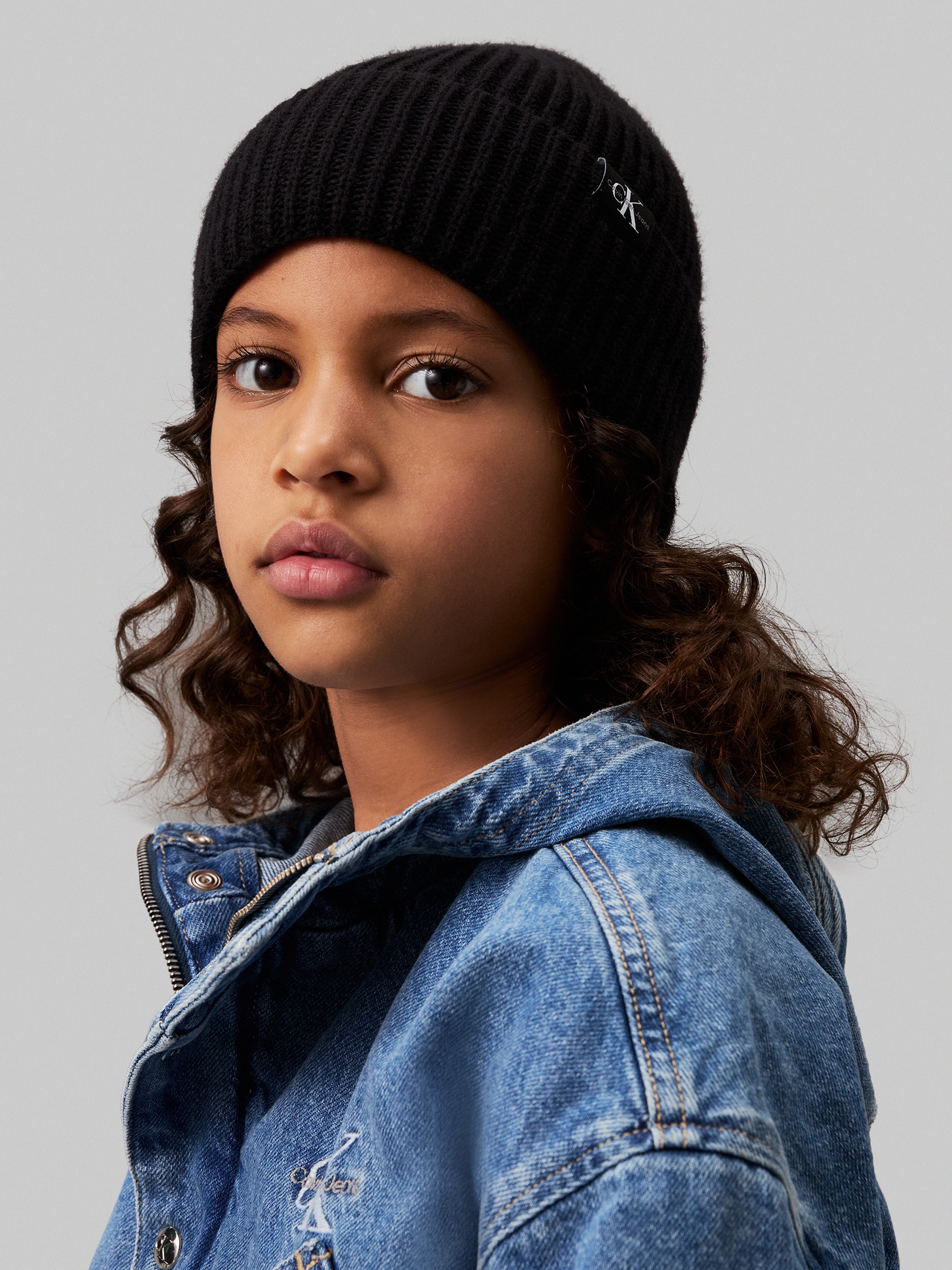 Beanie, mit Monogramm-Label