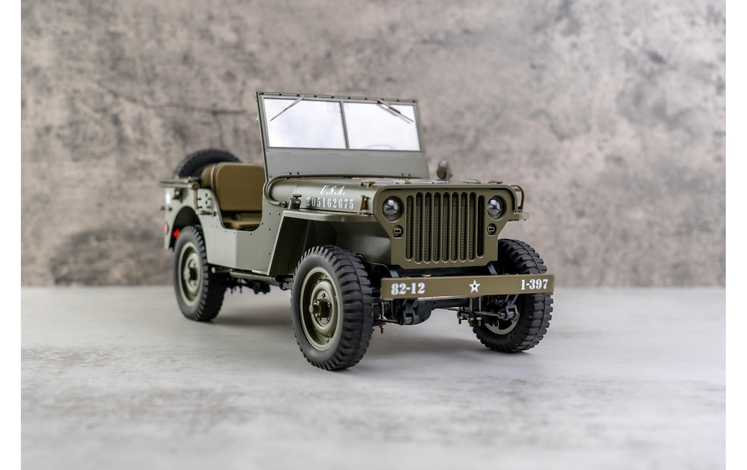 RC-Auto »RocHobby 1941 MB Willys Jeep, 1:12«