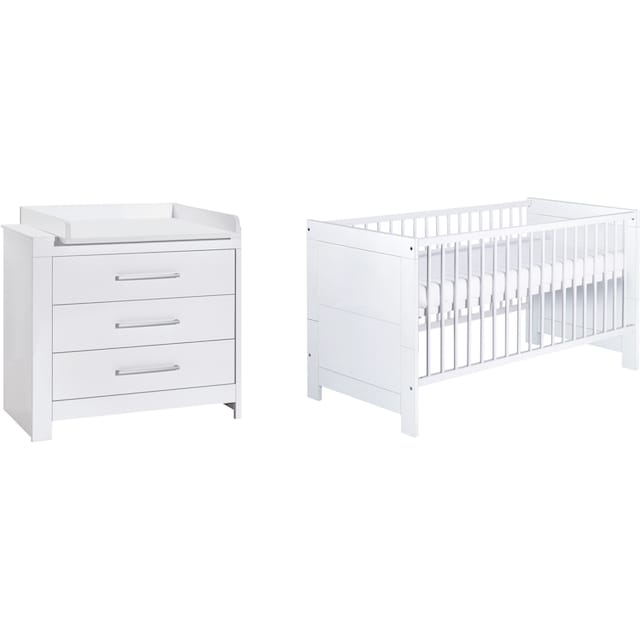 ✵ Schardt Babymöbel-Set »Nordic White«, (Spar-Set, 2 St., Kinderbett,  Wickelkommode), mit Kinderbett und Wickelkommode; Made in Germany online  bestellen | Jelmoli-Versand