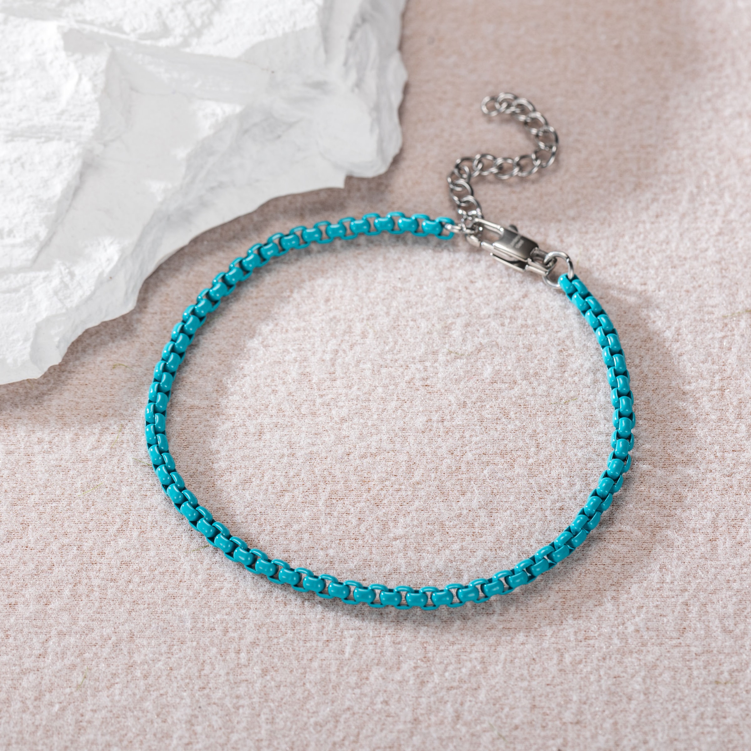 Firetti Armband »Schmuck Geschenk Edelstahl Armschmuck Armkette Venezianerkette Color«