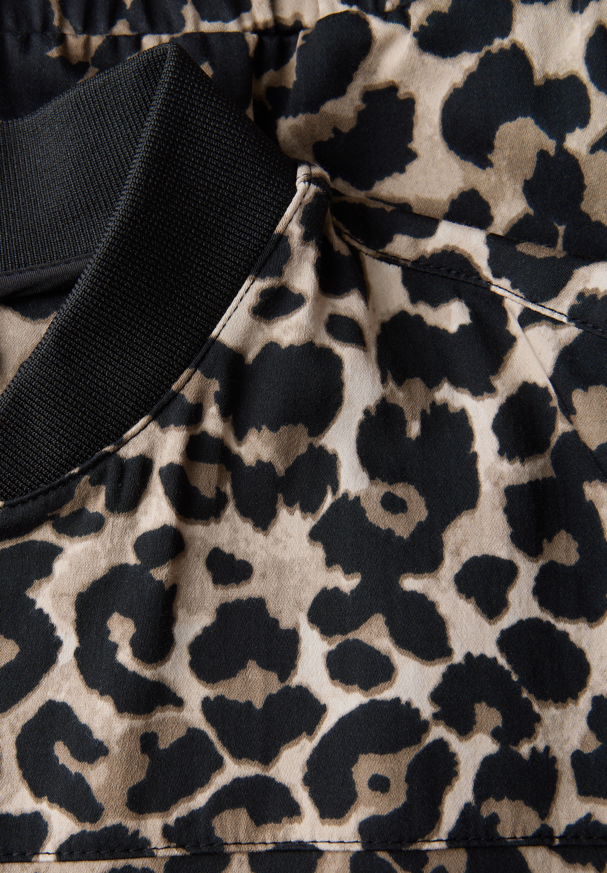STREET ONE Blouson, ohne Kapuze, mit Leo-Print und Reissverschluss