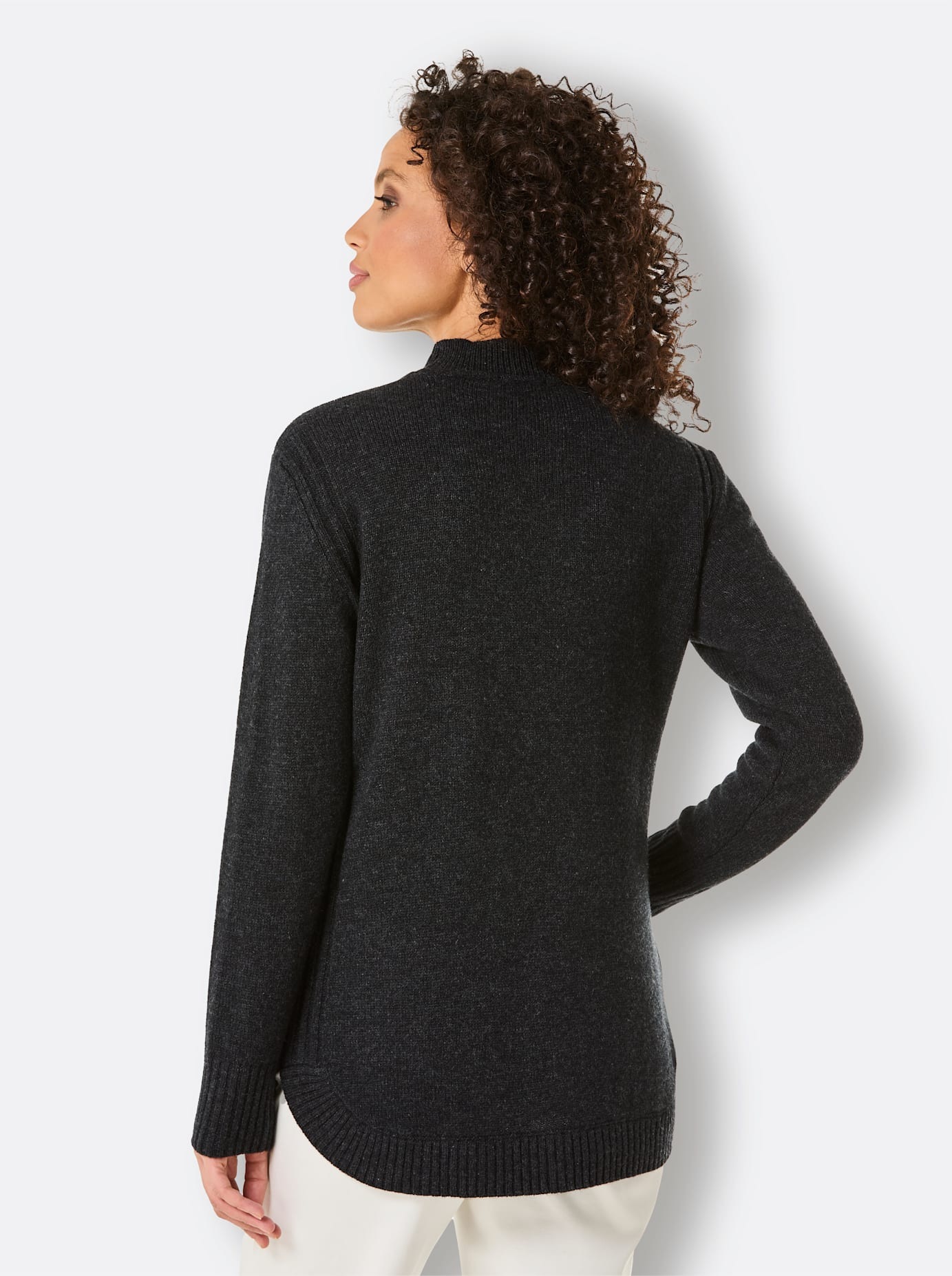 CREATION L PREMIUM Longpullover »Merino-Kaschmir-Pullover«