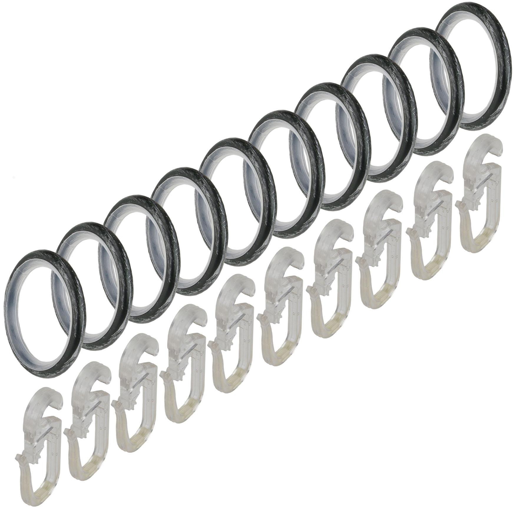 Liedeco Gardinenstange »Esp Spirale«, 2 läufig-läufig, Fixmass, 2-läufig im Fixmass Ø 16 mm