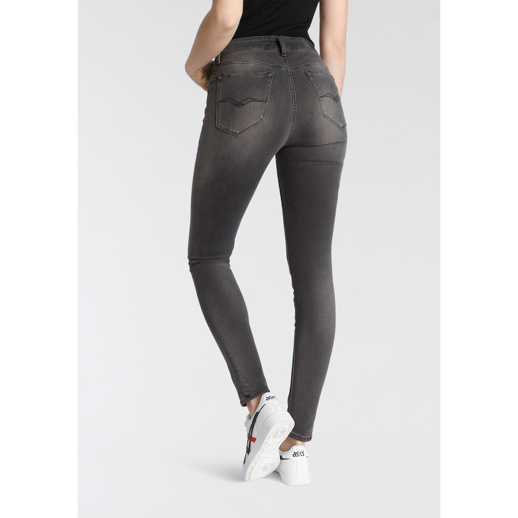 Replay Skinny-fit-Jeans »Luzien«, HYPERFLEX - RE USED - White Shades