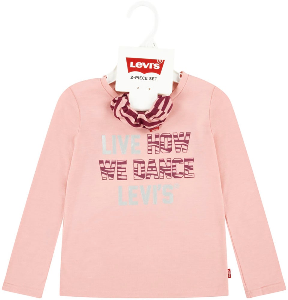 Levi's® Kids Langarmshirt »LVG LS ZEBRA TEE WITH SCRUNCHI«, for GIRLS