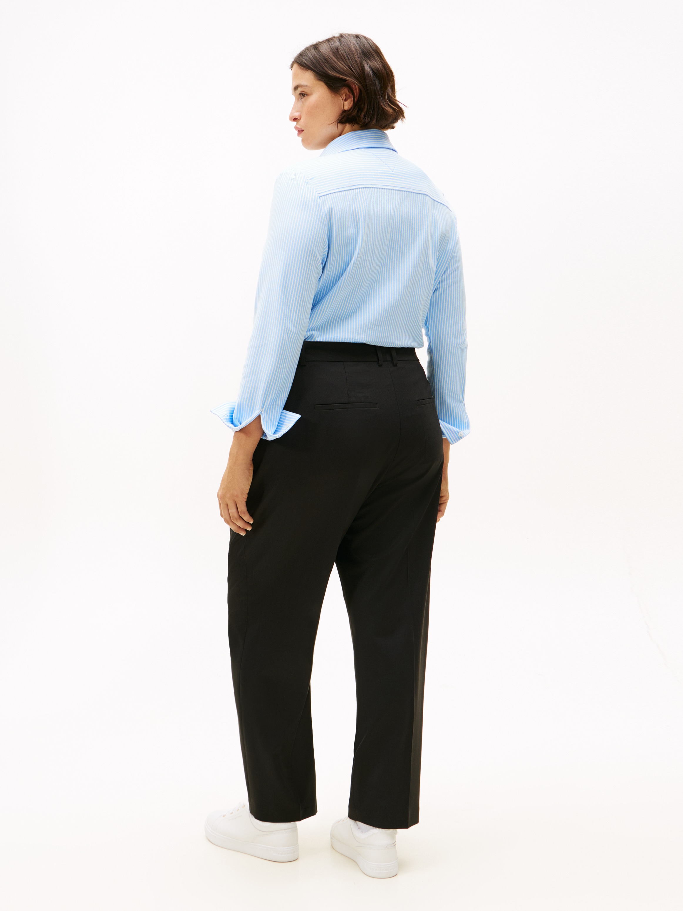 Tommy Hilfiger Curve Anzughose »CRV TIMELESS WOOL SLIM STRT PANT«, in grossen Grössen, mit Wolle