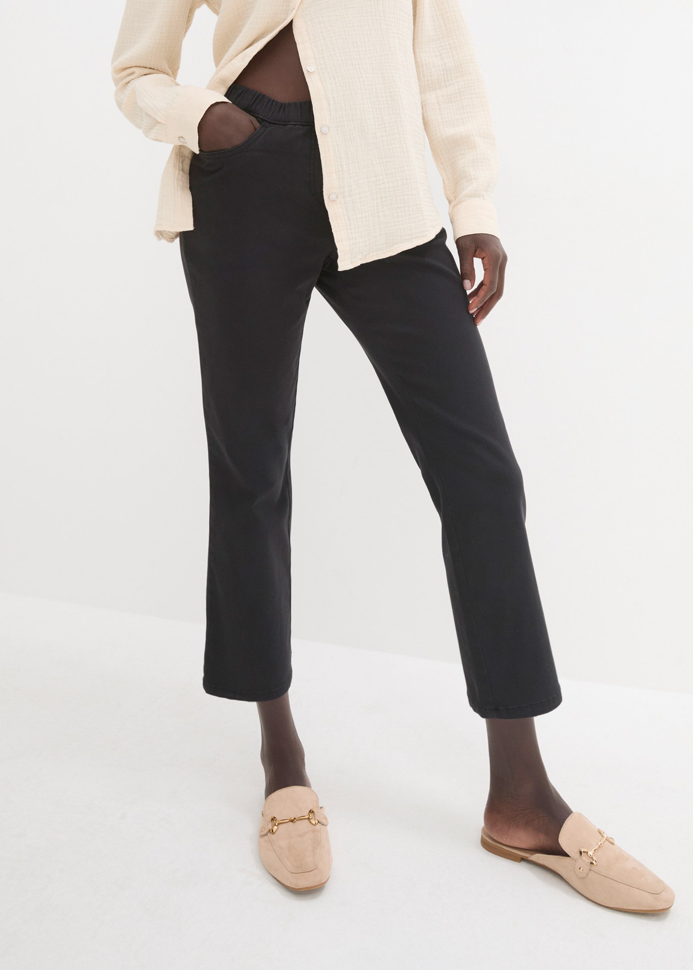 bonprix Schlupfhose »7/8 Schlupfhose mit Stretch« 7/8 Schlupfhose mit Stretch