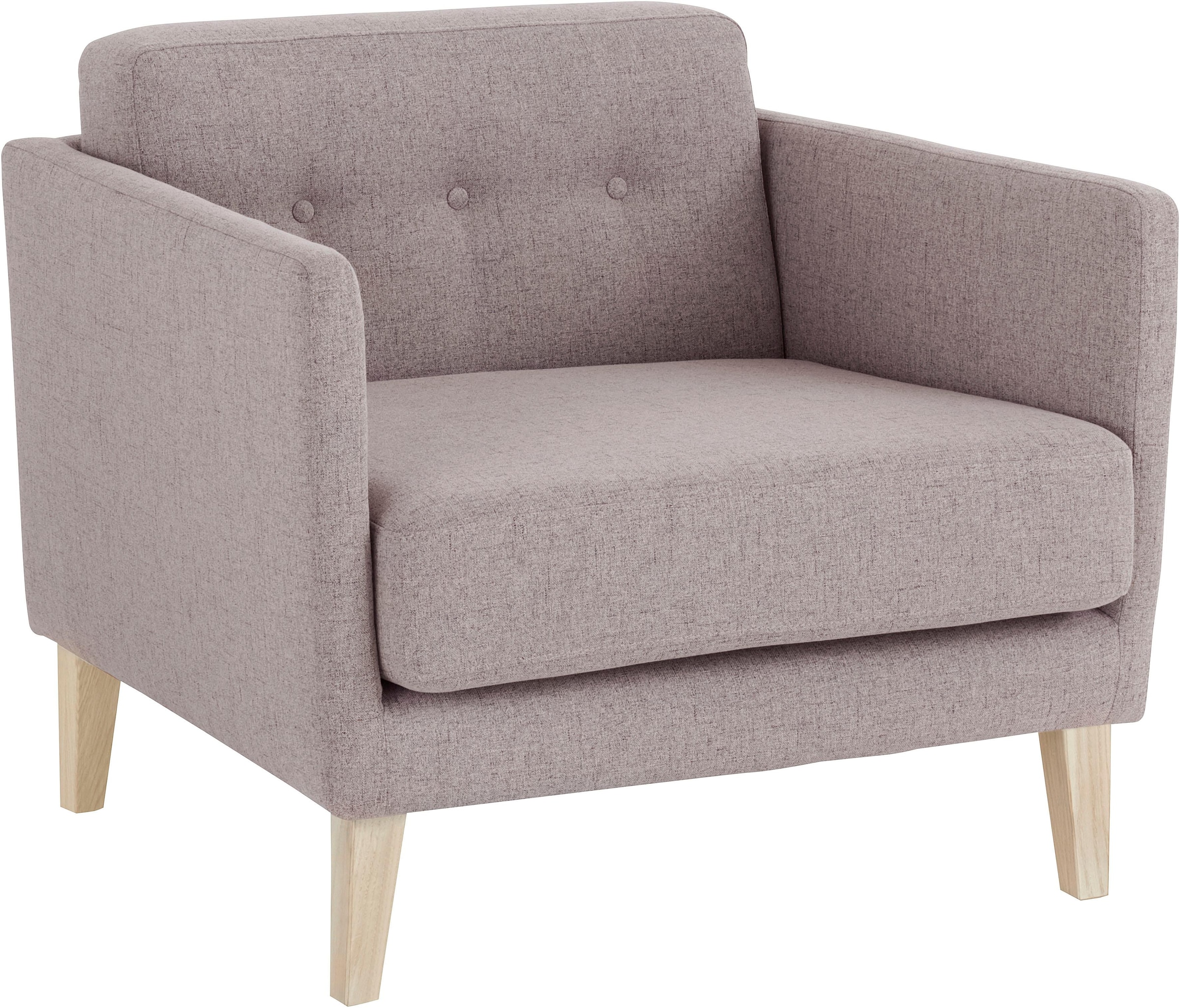 andas Sessel »Raadal«, in skandinavischer Optik, mit Knopfheftung, Design by Morten Georgsen