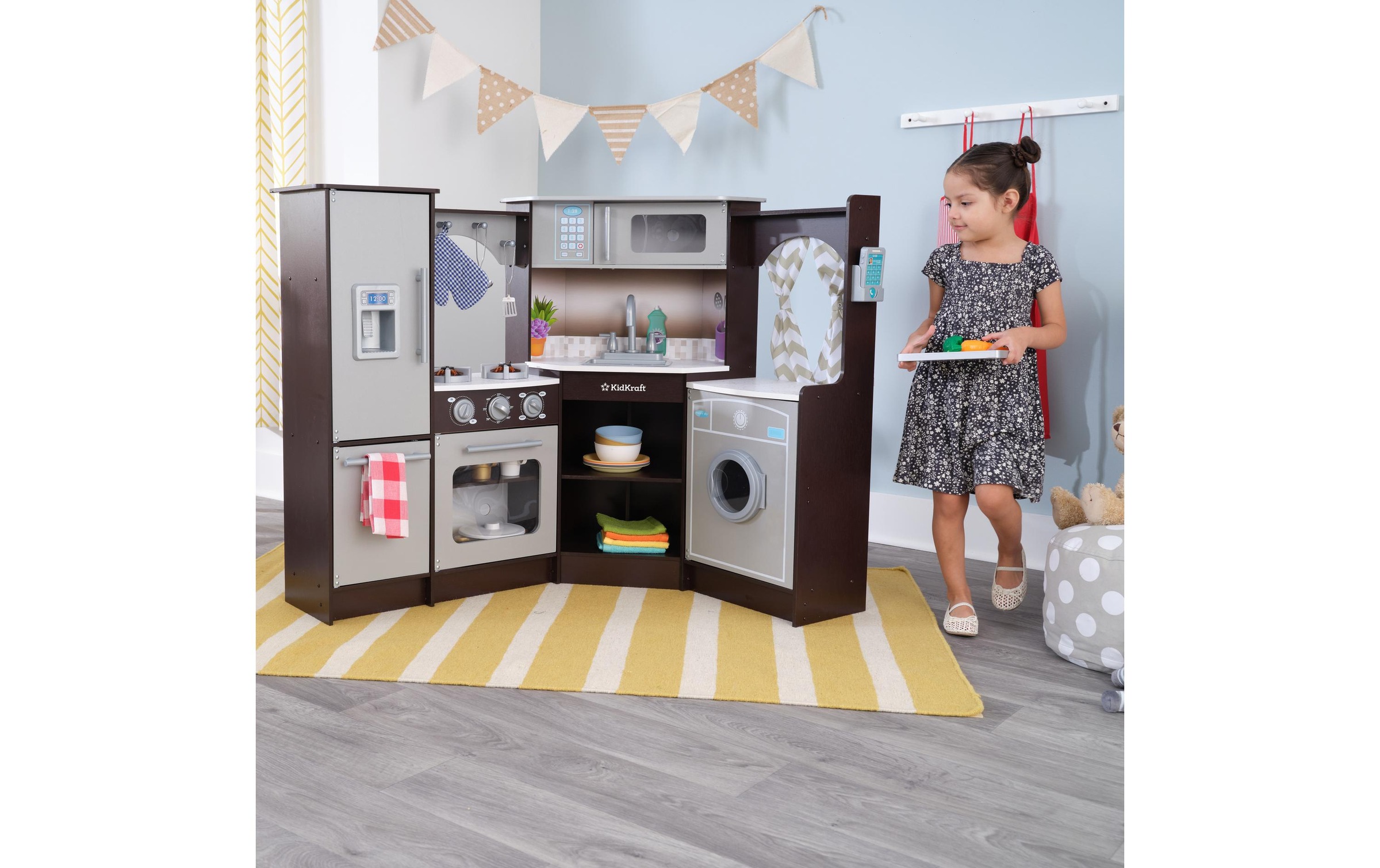 KidKraft® Spielküche »Eck-Küche Espresso«