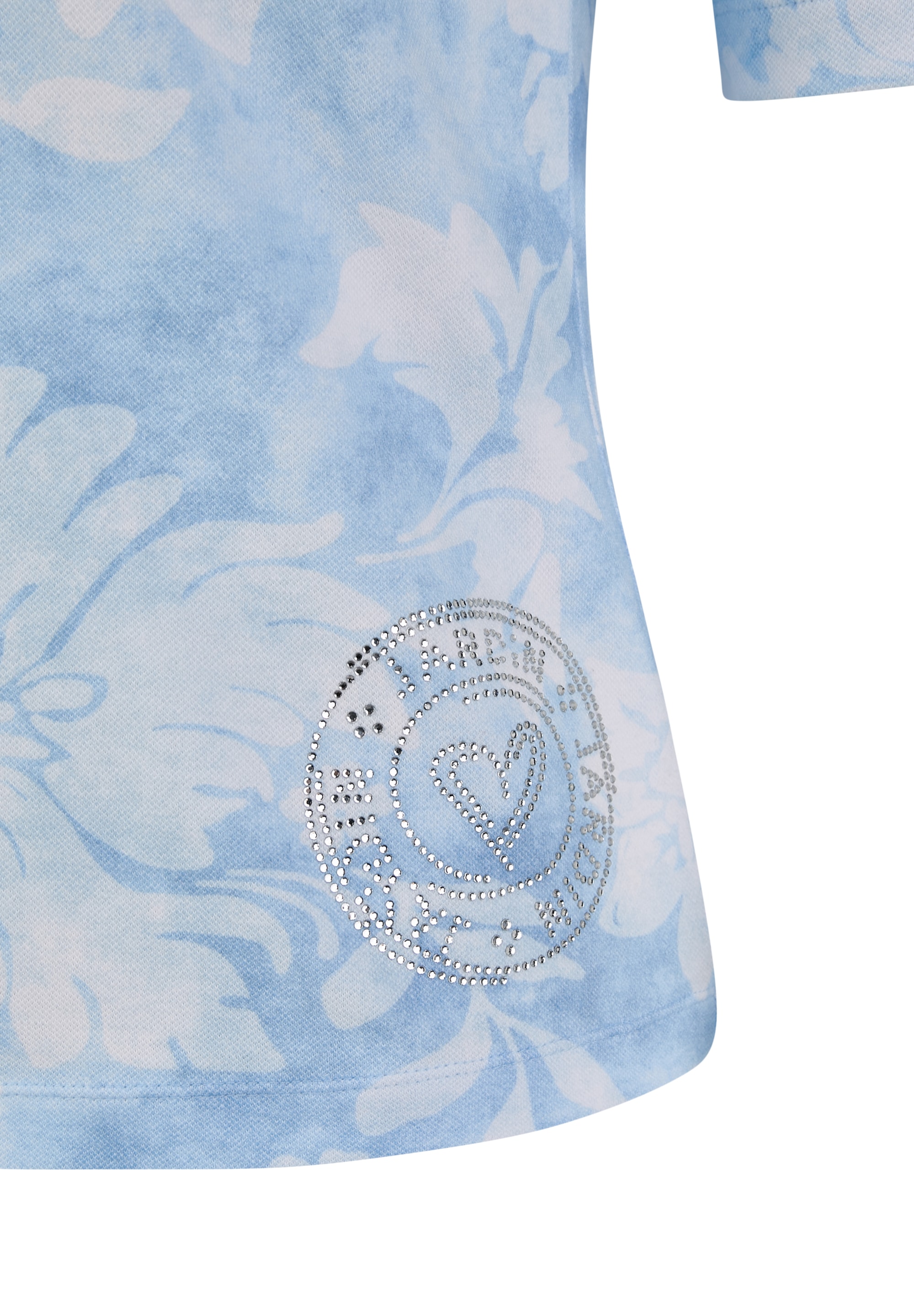 Rabe Poloshirt, mit floralem Muster