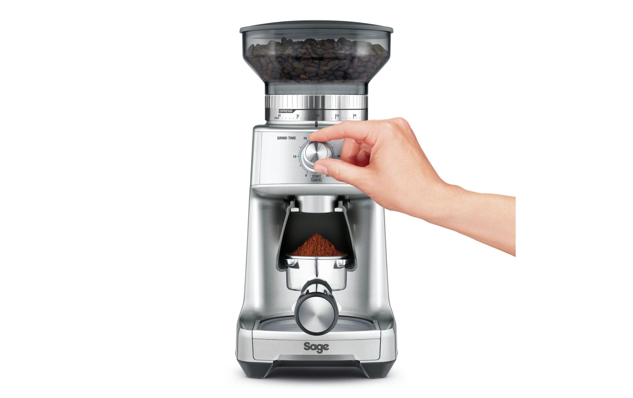 Sage Kaffeemühle »Dose Control Pro«, 130 W, 340 g Bohnenbehälter