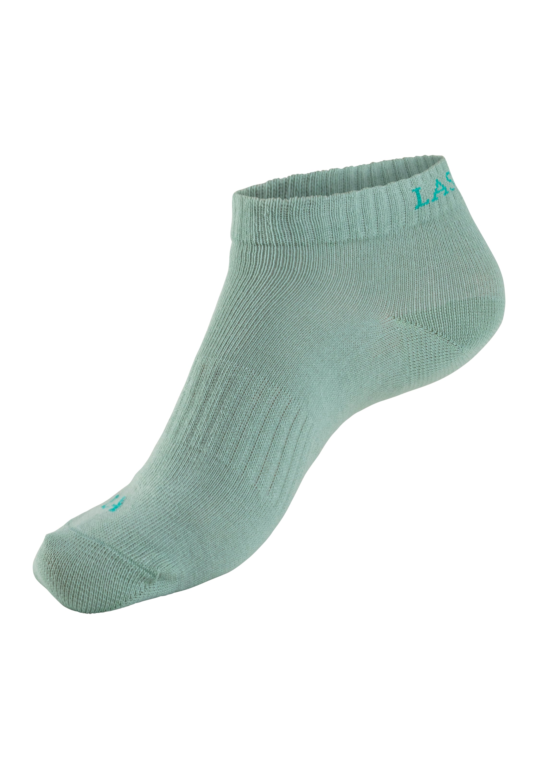 LASCANA ACTIVE Sneakersocken, (Packung, 6 Paar), mit eingestricktem Marken Logo