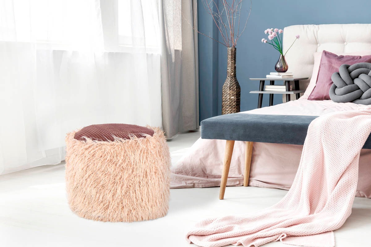 Pouf »Bobtail 125«, modern, dekorativ