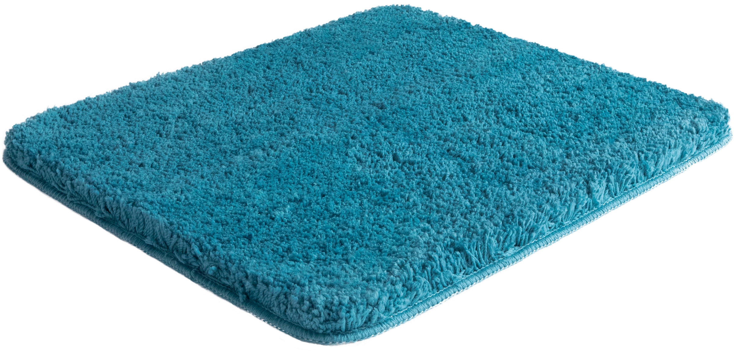 my home Badematte »Sanremo, Badvorleger, Badezimmer Teppich, sehr weich«, rutschhemmend beschichtet, fussbodenheizungsgeeignet-schnell trocknend, Badteppich, unifarben, rechteckig, rund & als 3-tlg. Set erhältlich
