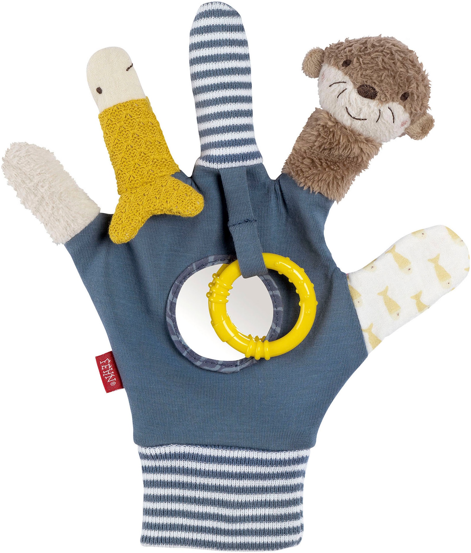 Fehn Greifspielzeug "Otter Theo, Spielhandschuh Otter"