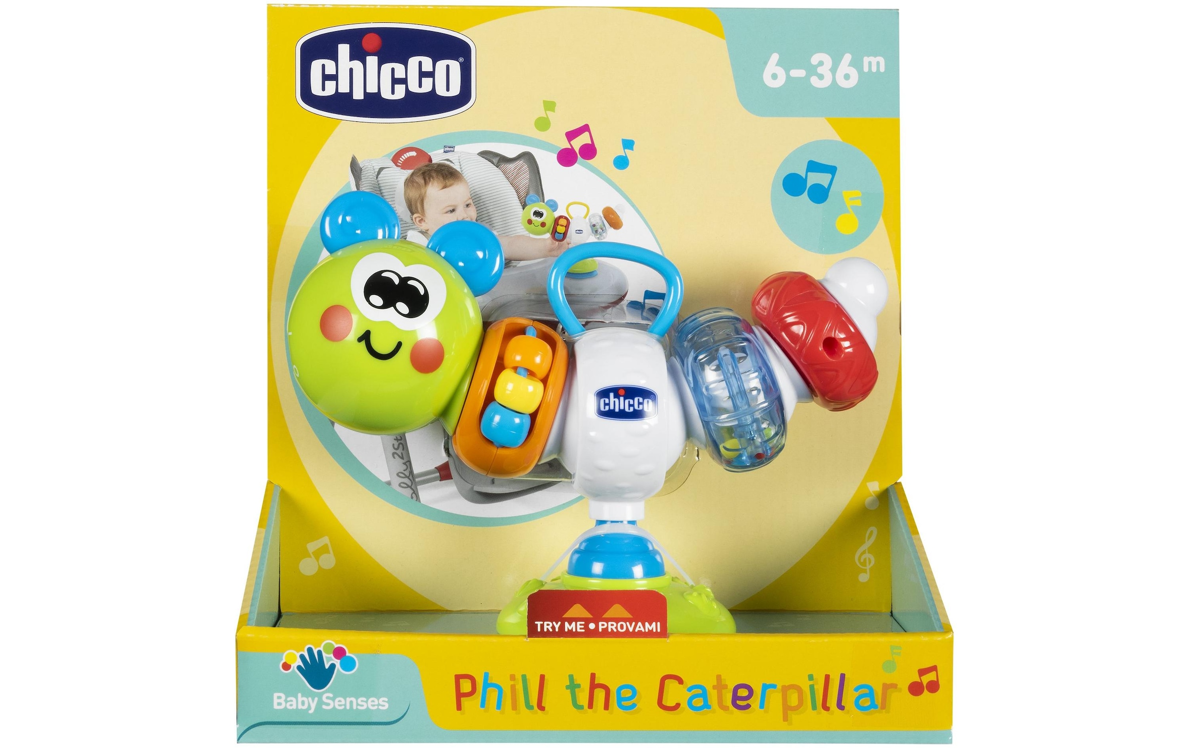 Chicco Hochstuhl »Phill Die Raupe«