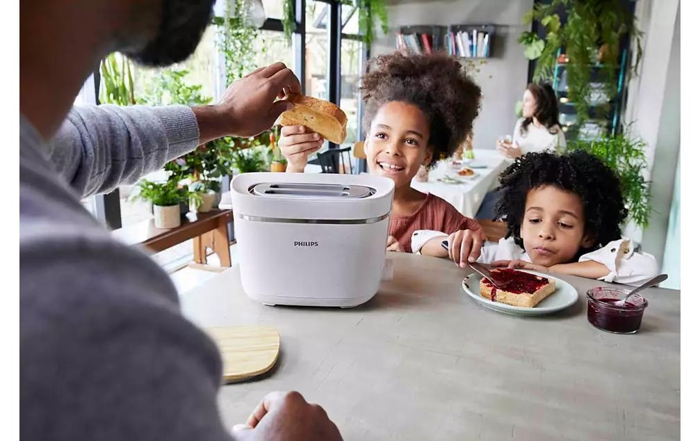 Philips Toaster »HD2640/11 Weiss«, 830 W