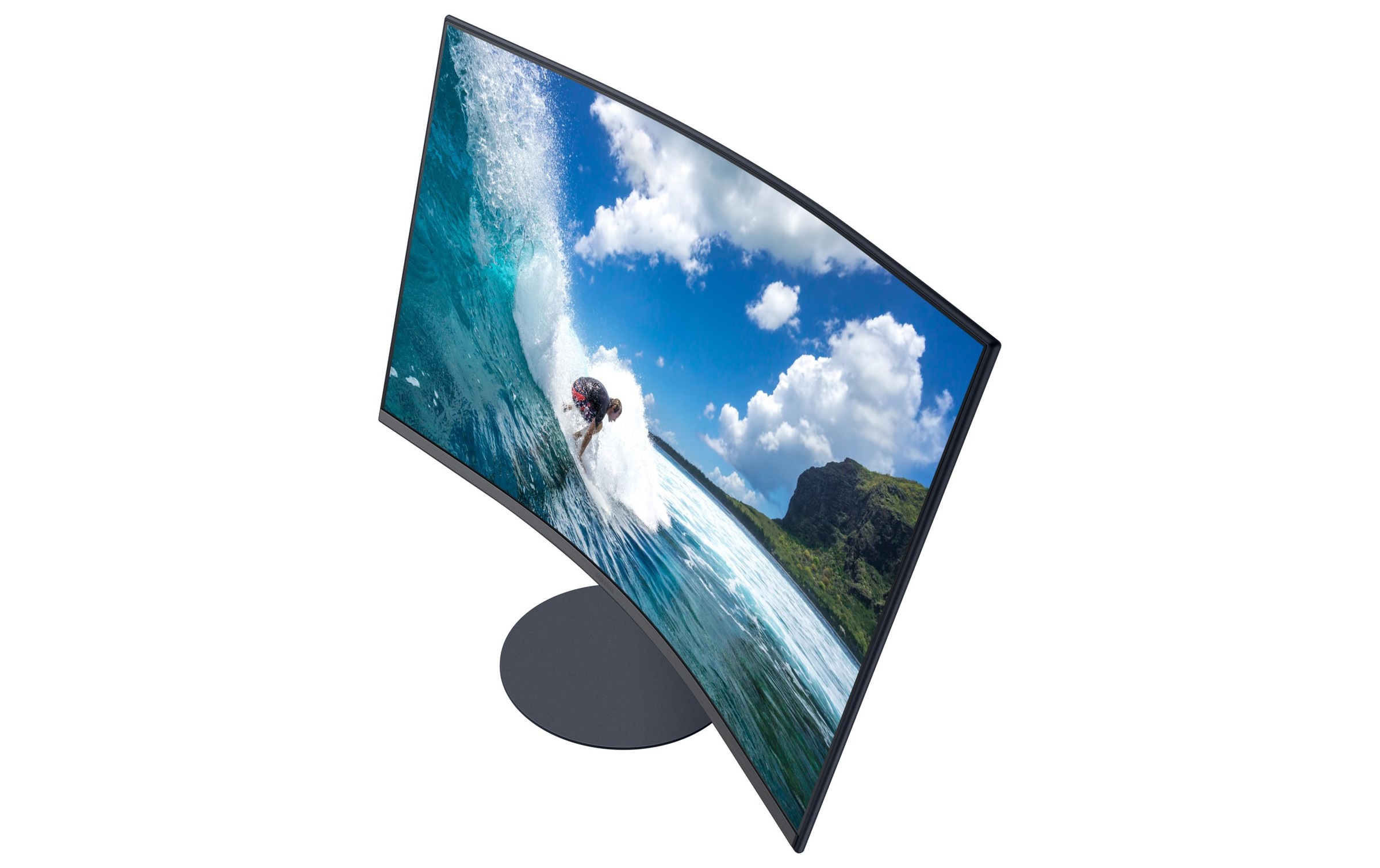 Samsung Curved-LED-Monitor »LC27T550FDRXEN«, 68,31 cm/27 Zoll, 1920 x 1080 px, Full HD, 4 ms Reaktionszeit, 75 Hz