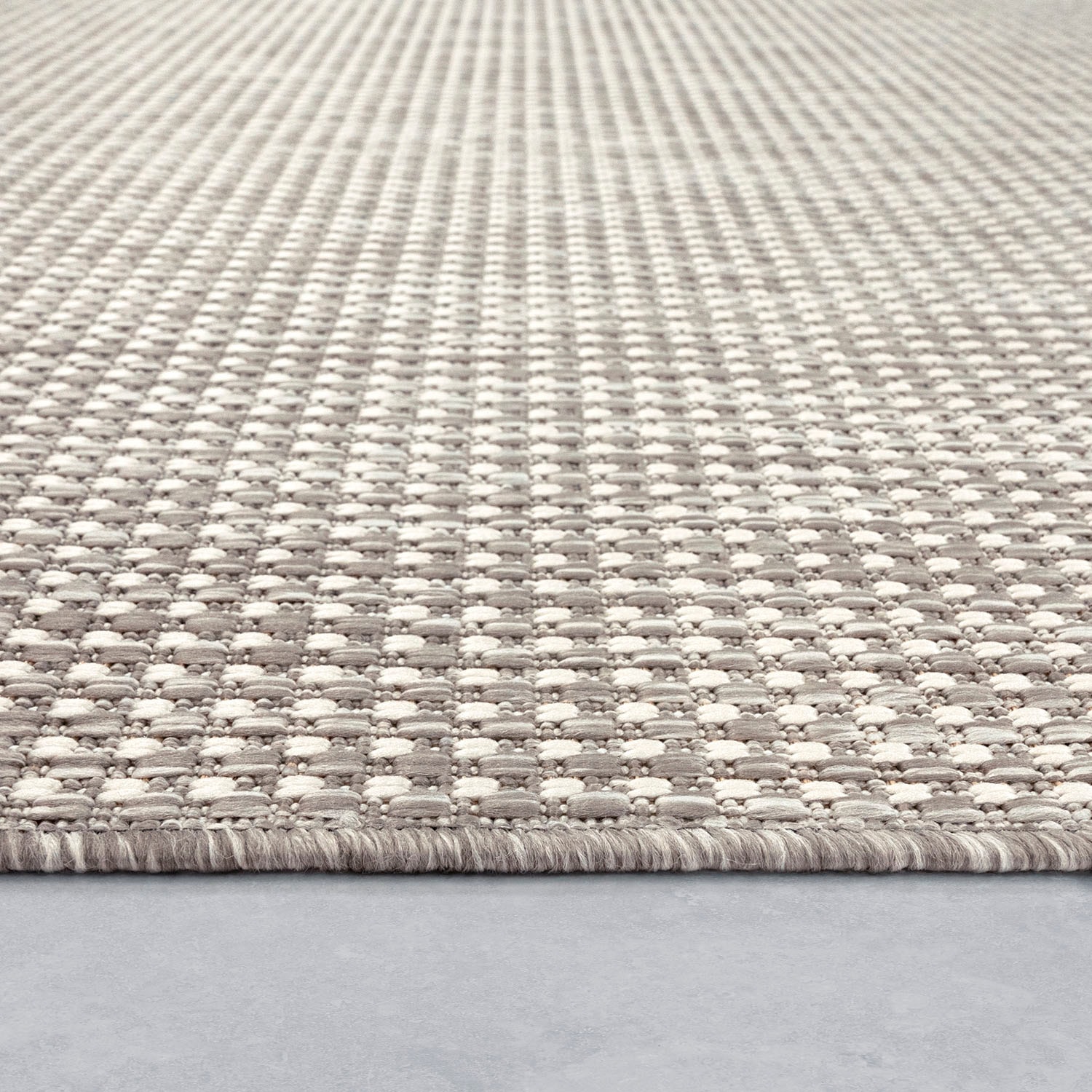 Paco Home Teppich »Napoli 777«, rechteckig, 4 mm Höhe, Flachgewebe, meliert, In- und Outdoor geeignet, Wohnzimmer