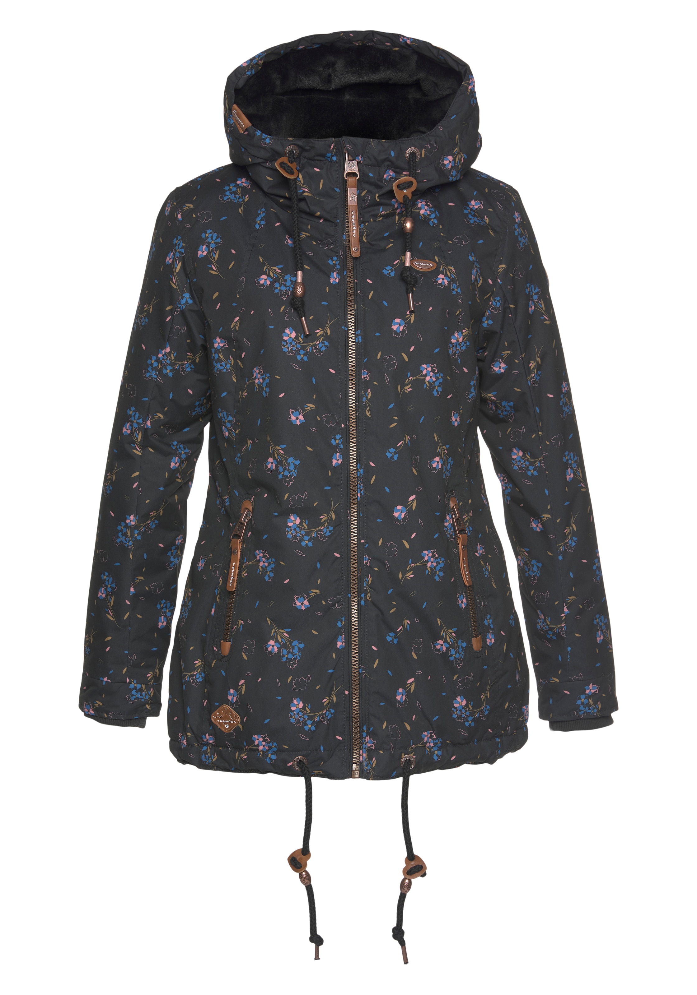 Funktionsparka »ZUZKA FLOWERS O«, mit Kapuze, Outdoorjacke im...