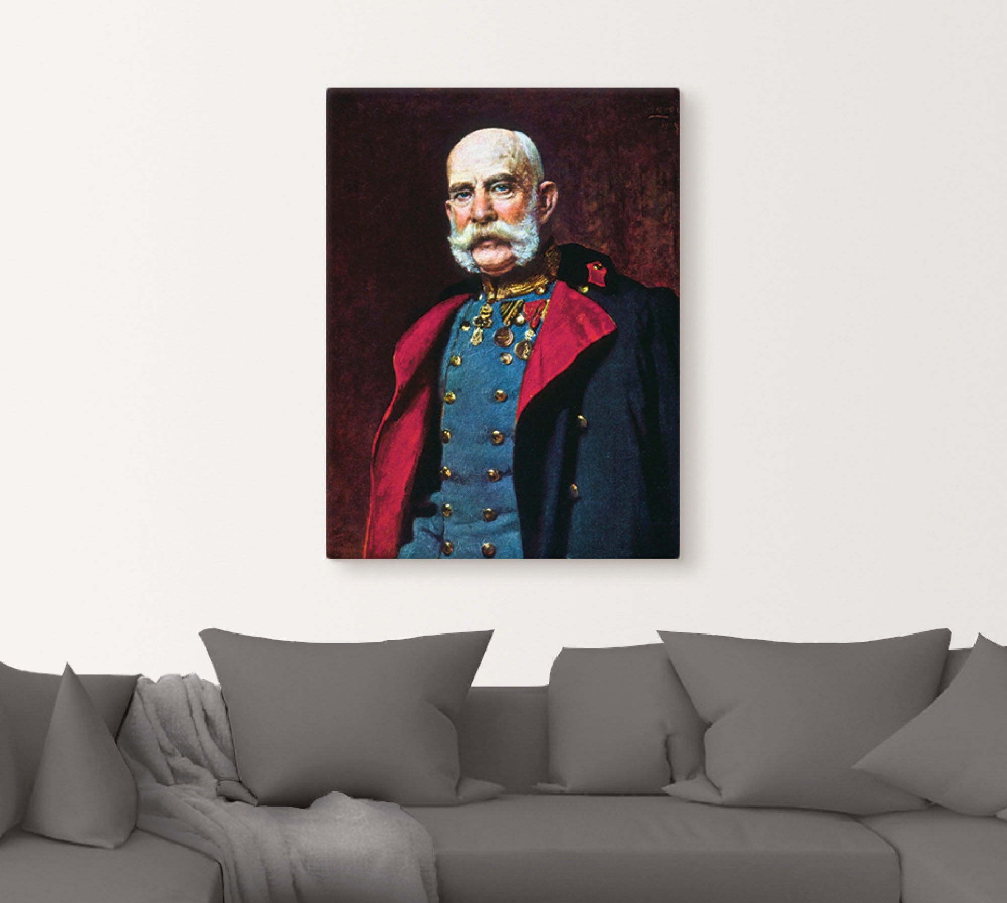 Artland Wandbild »Kaiser Franz Joseph I., 1902«, Menschen, (1 St.), als Leinwandbild, Poster in verschied. Grössen