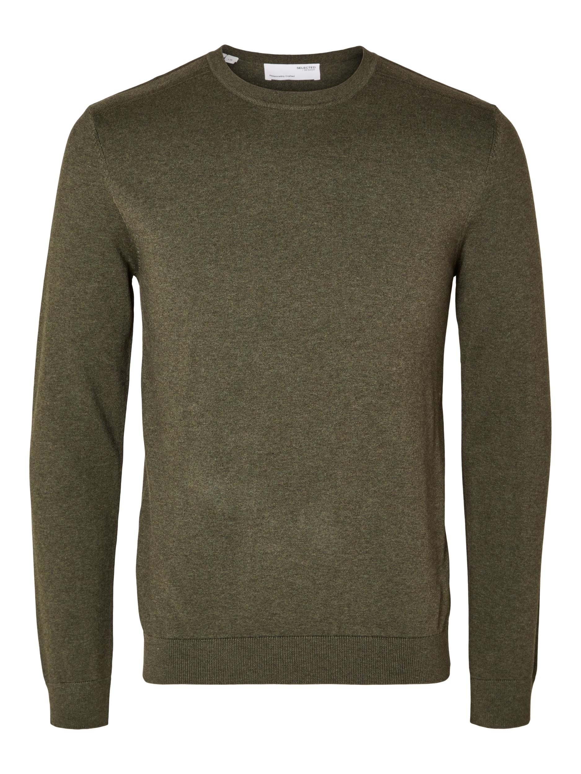 SELECTED HOMME Strickpullover »SLHBERG CREW NECK NOOS«