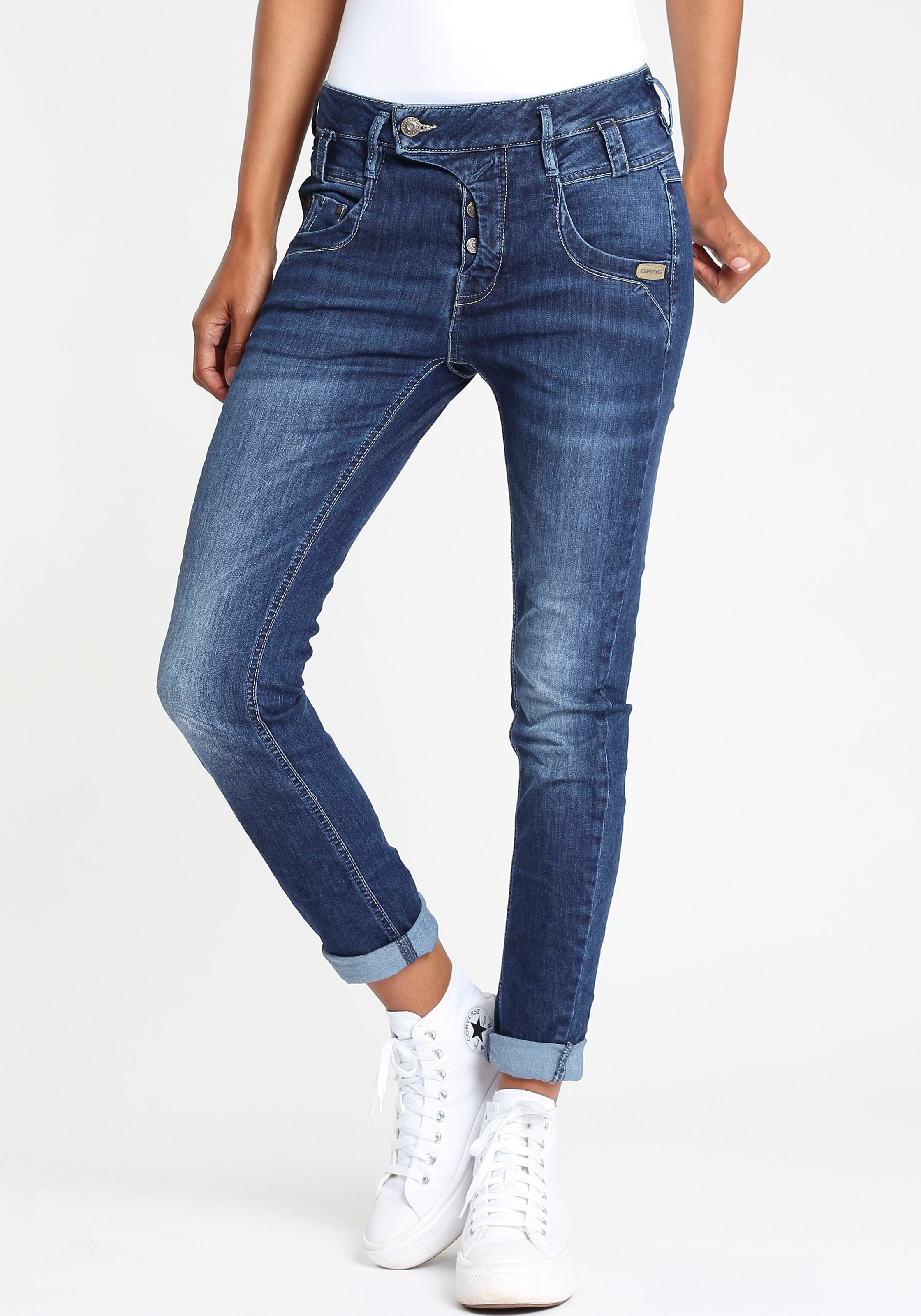 GANG Slim-fit-Jeans »94Marge«, mit besonderem 4-Knopf-Verschluss
