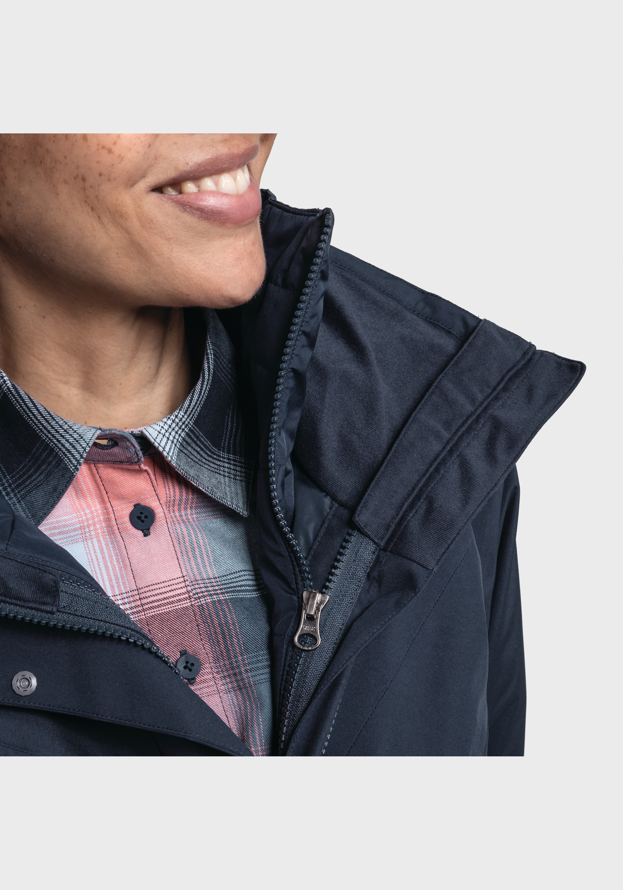 Schöffel Doppeljacke »Hiking 3in1 Jacket Style Tamina WMS«, mit Kapuze