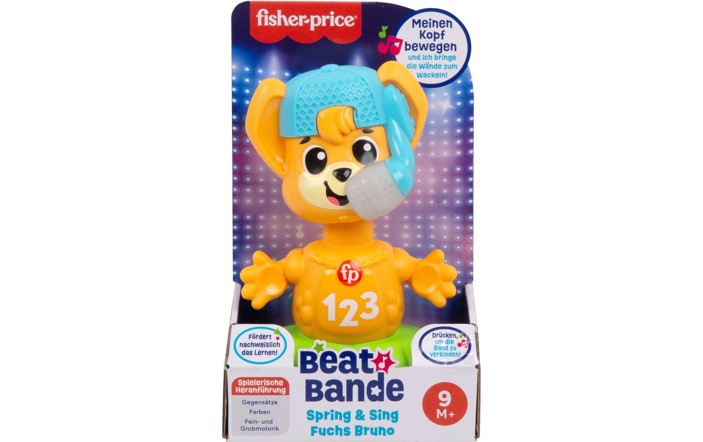 Fisher-Price® Lernspielzeug »Beat Bande Spring & Sing Fuchs Bruno -DE-«