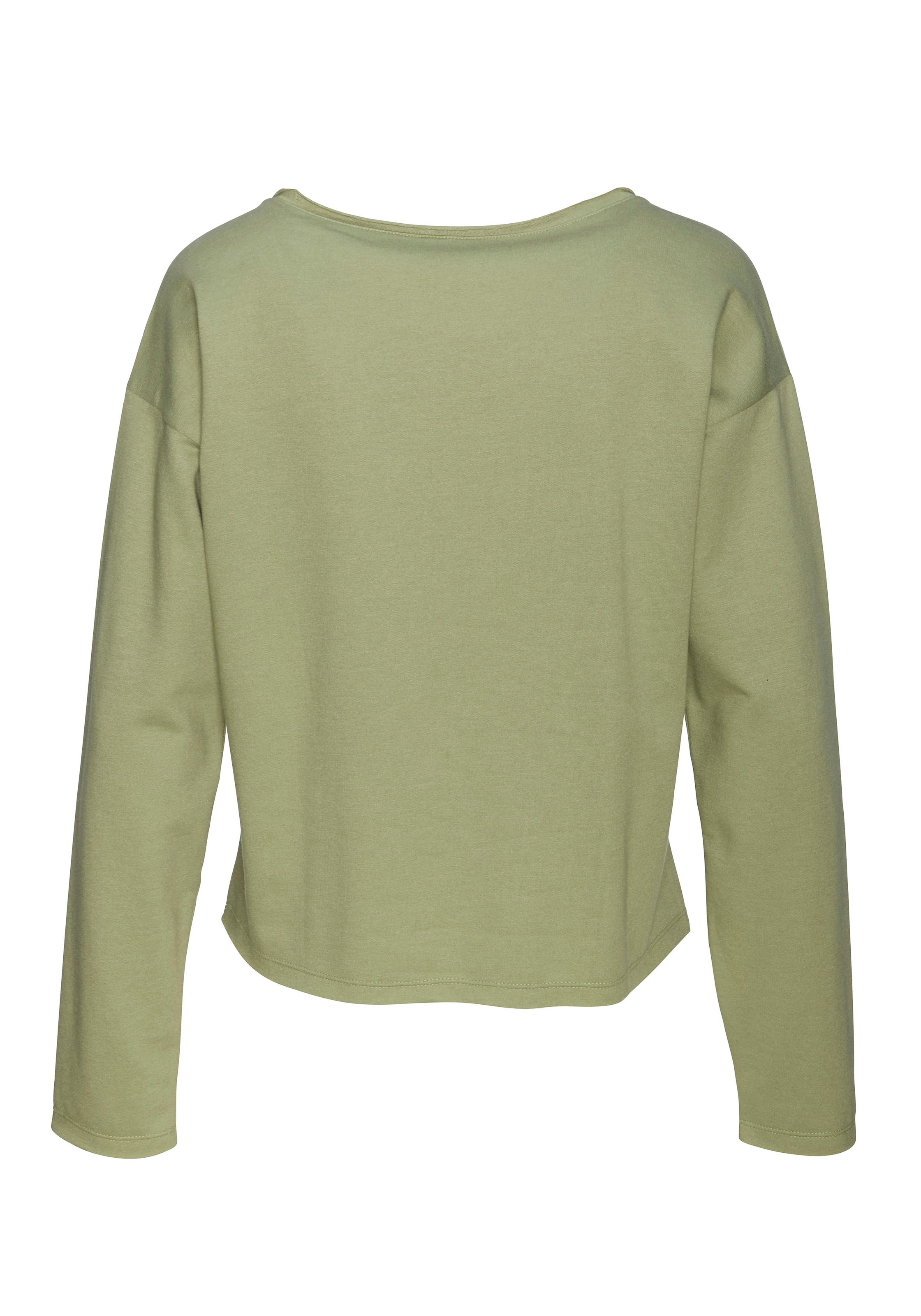 LASCANA Sweatshirt, mit Statement Druck, Loungeanzug