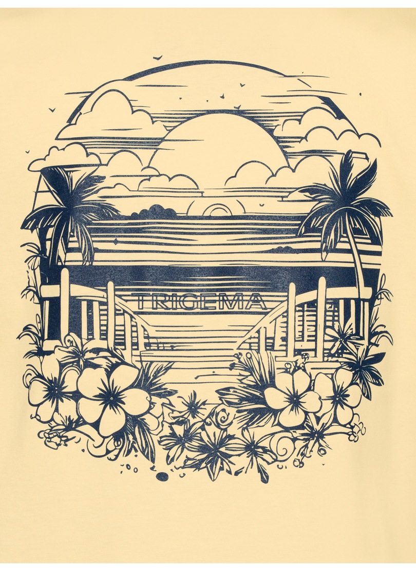 Trigema T-Shirt »TRIGEMA T-Shirt mit grossem Backprint«, (1 tlg.)
