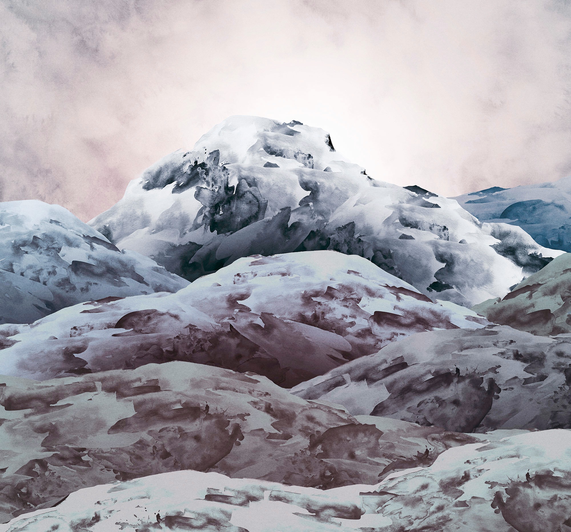 ❤ Komar Vliestapete »Shadow Mountain«, realistisch, 300x280 cm (Breite x  Höhe) kaufen im Jelmoli-Online Shop
