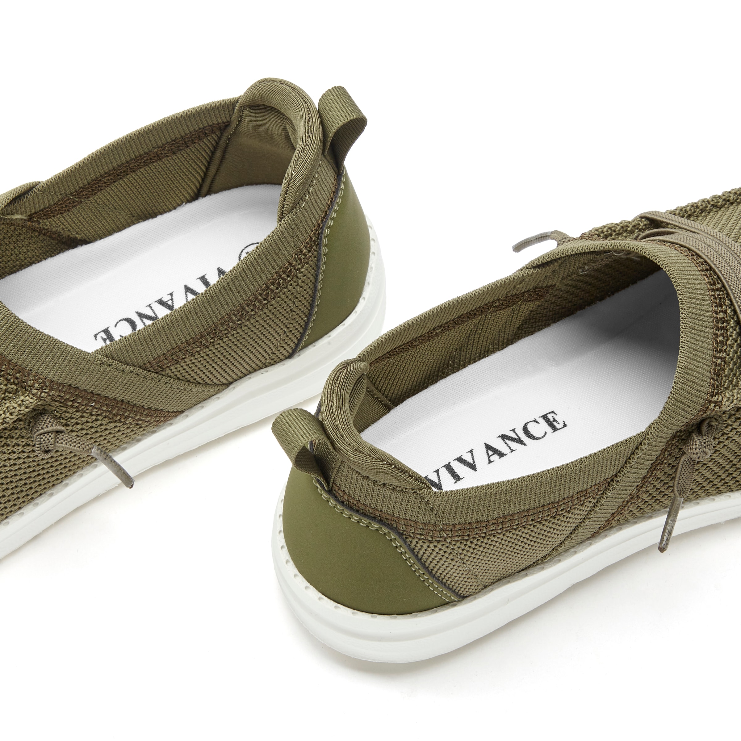Vivance Sneaker »Freizeitschuh, Halbschuh,«, in Mesh-Optik zum Reinschlüpfen mit elastischen Schnürbändern VEGAN