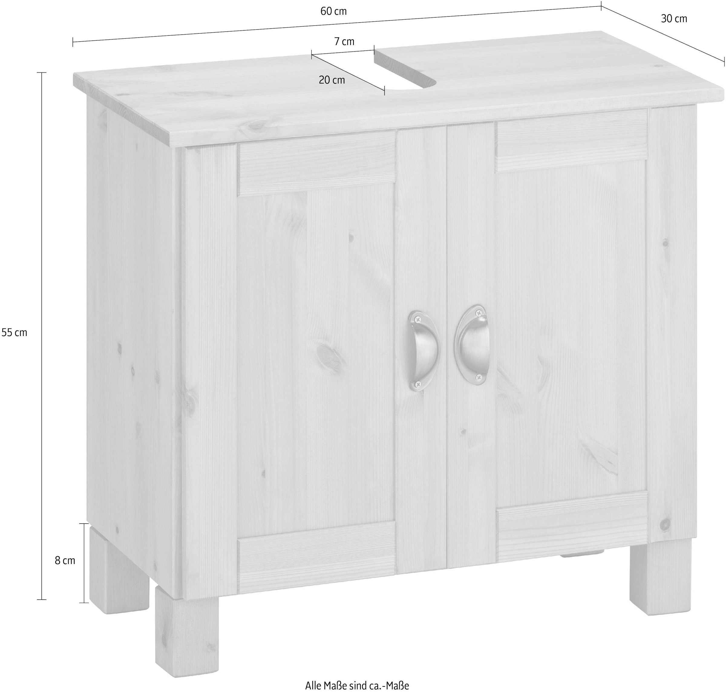 Home affaire Waschbeckenunterschrank »Oslo«, Breite 60 cm