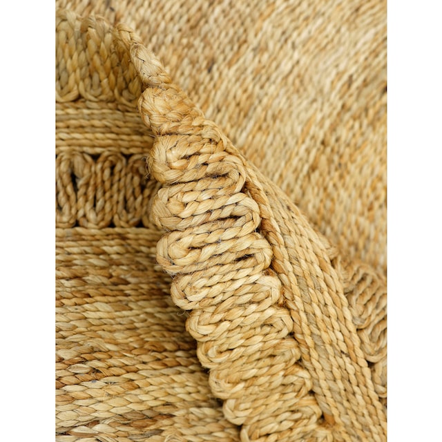 carpetfine Sisalteppich »Juteteppich Luca«, rund, natürliches  Pflanzenmaterial von Hand gewebt, Boho Style online kaufen | Jelmoli-Versand