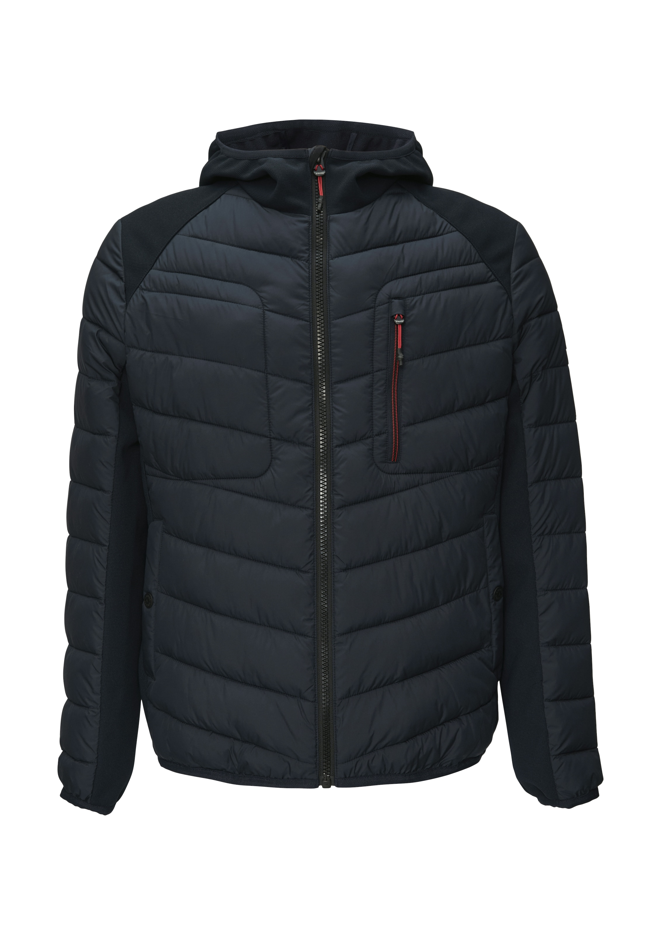 s.Oliver Steppjacke, mit Kapuze, mit Kapuze und Reissverschluss