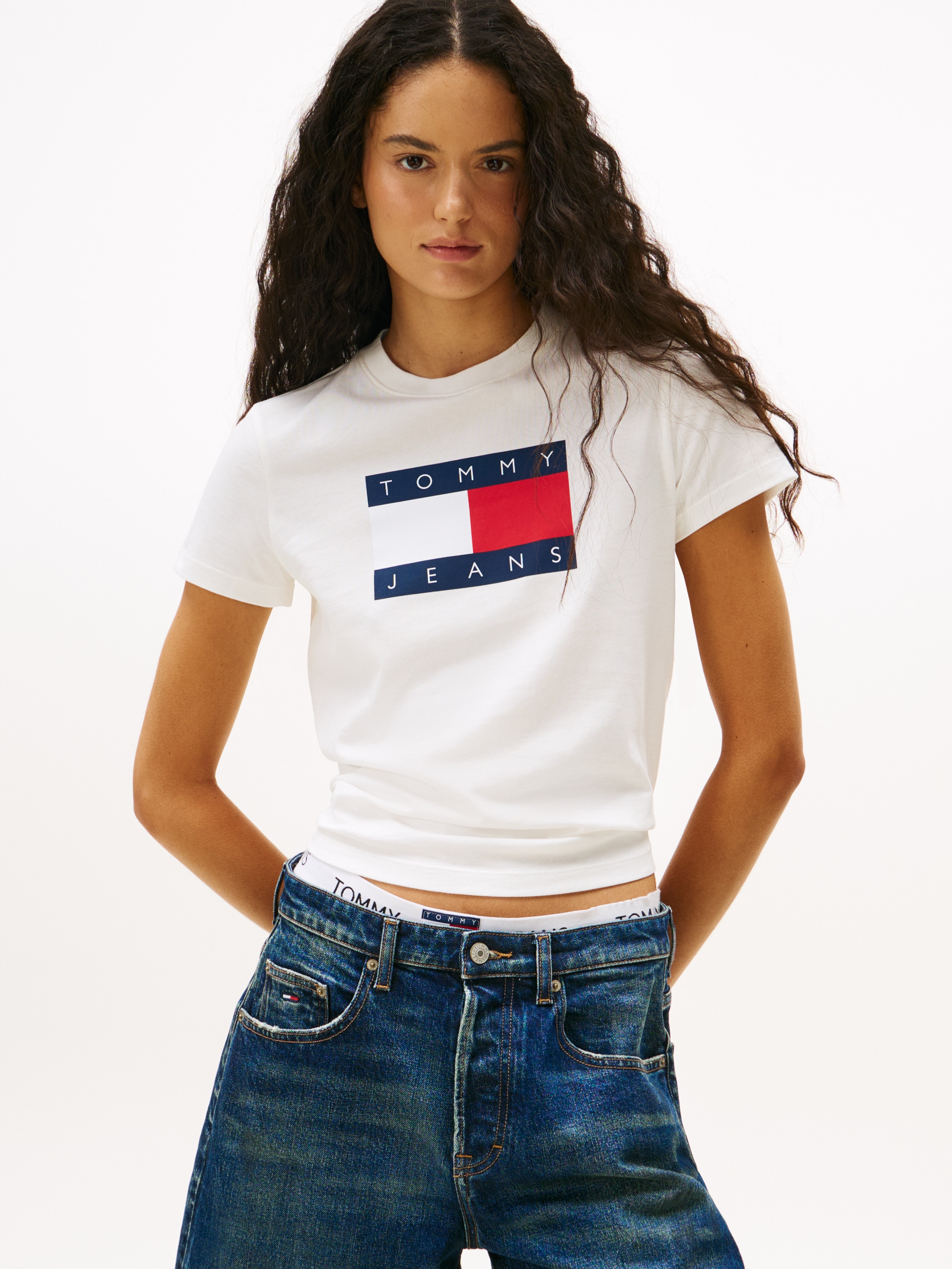 Tommy Jeans Kurzarmshirt »TJW REG TJ FLAG SS TEE«