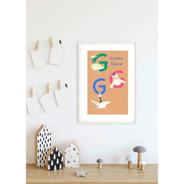 ❤ Komar Poster »ABC Animal G«, Buchstaben, (Packung, 1 St.), Kinderzimmer,  Schlafzimmer, Wohnzimmer entdecken im Jelmoli-Online Shop