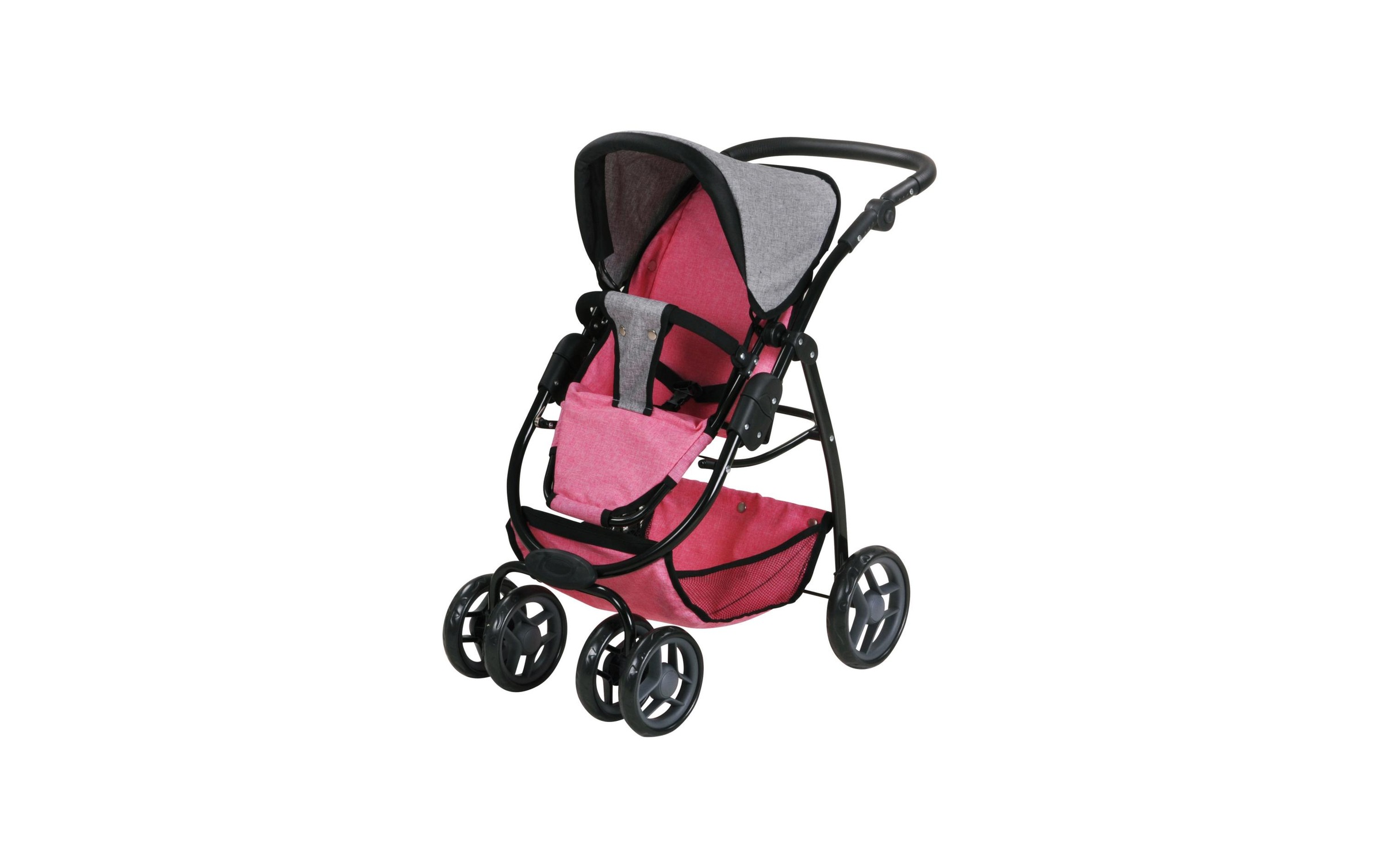 Knorrtoys® Puppenwagen »Coco jeans grey«, 2-in-1