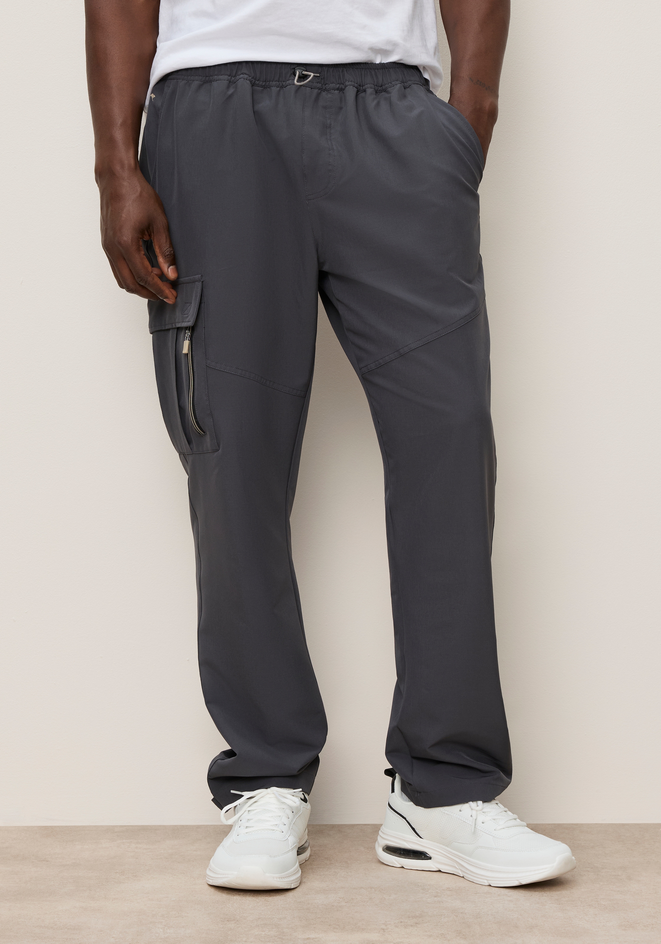 KangaROOS Cargohose mit elastischem Bund, Regular Fit, aus Webmaterial