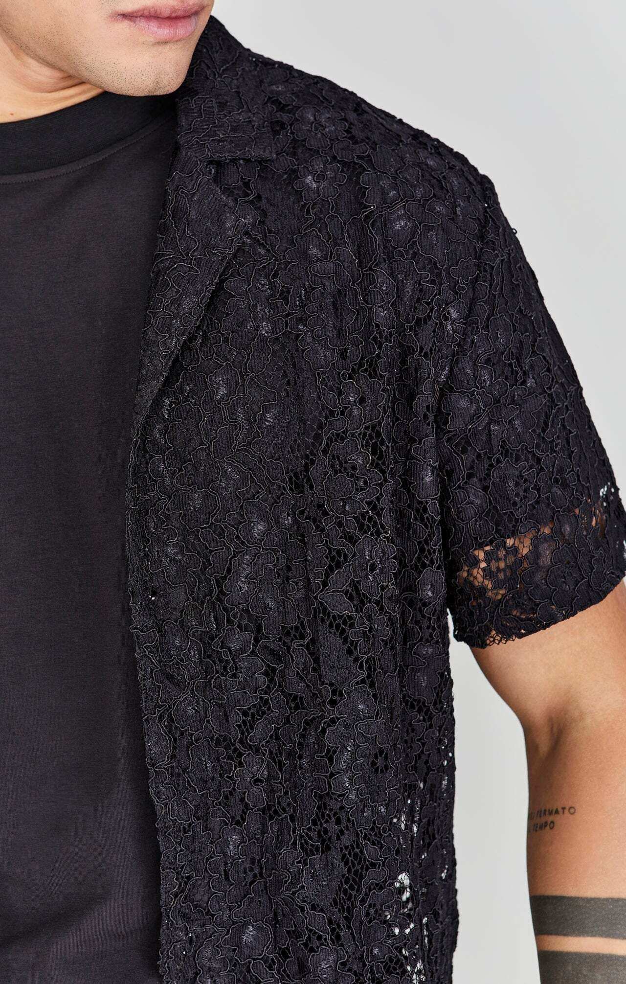 Siksilk Kurzarmhemd »Siksilk Kurzarmhemd Lace Resort Shirt«